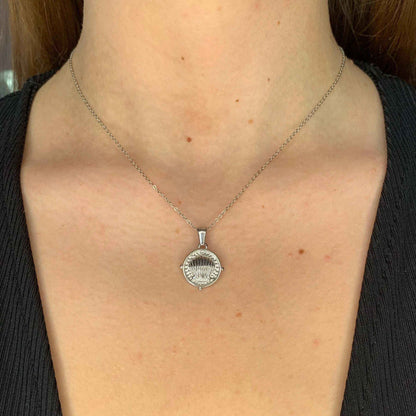 Collar Concha Plateado - MINNI MOON-Lepetitemarie-Singularu-PDPAOLA-Luamarta
