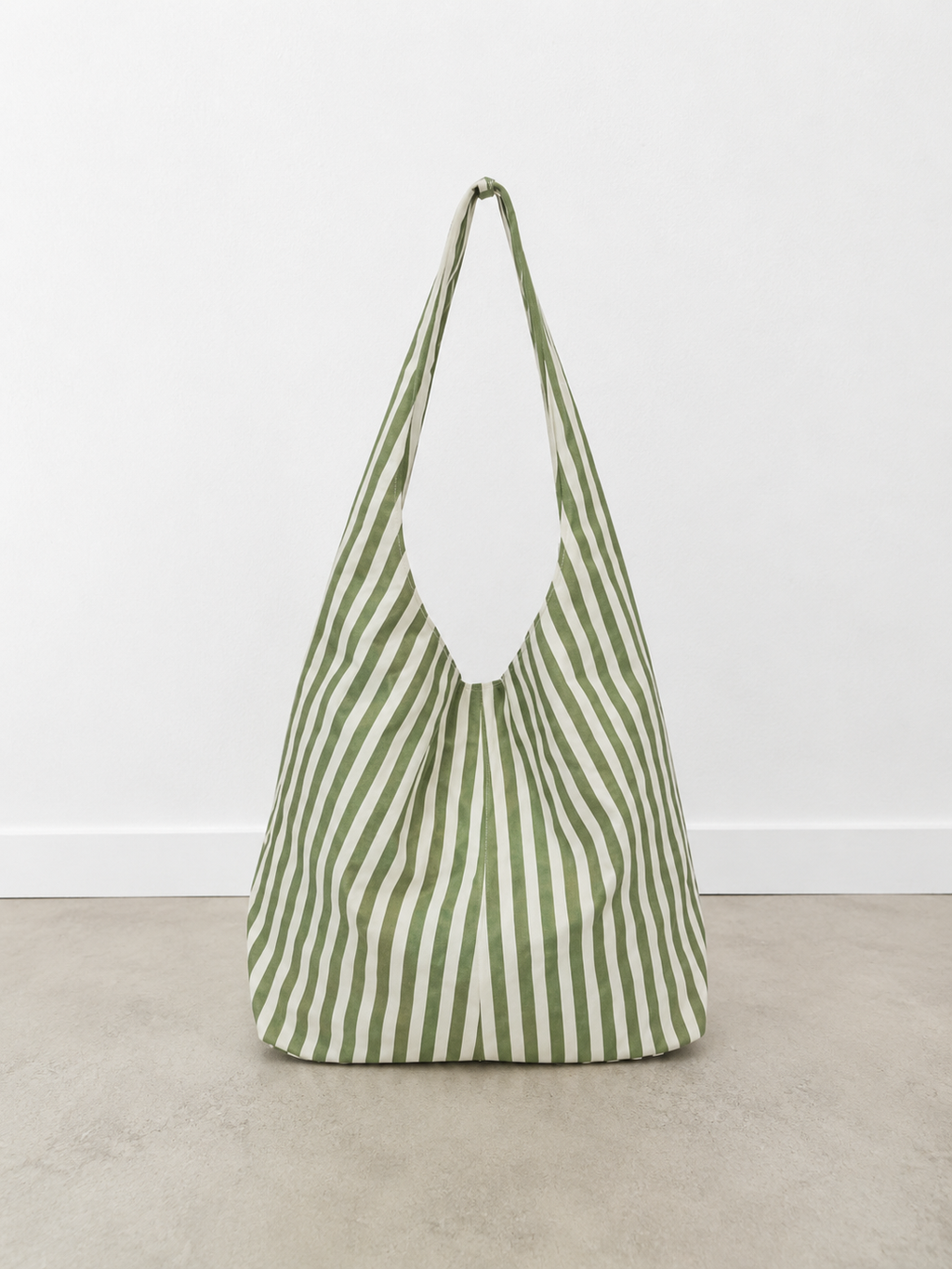 Bolsa Hobo de Tela de Rayas Pastel 35x15x35 cm | Bolsa de Hombro