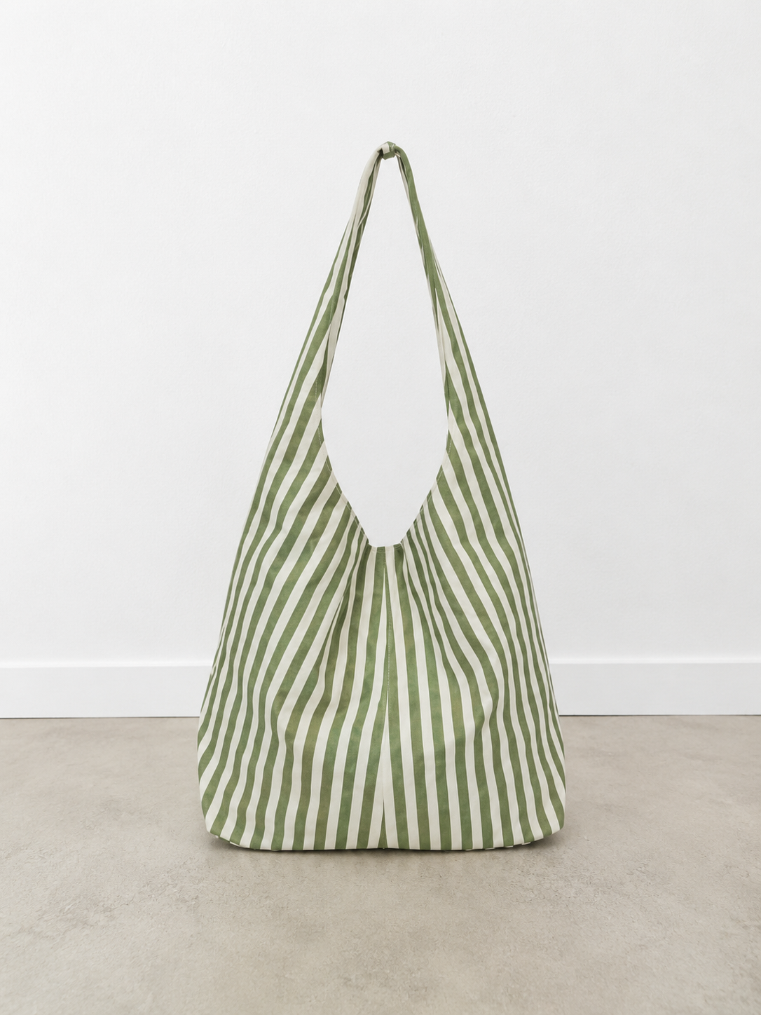 Bolsa Hobo de Tela de Rayas Pastel 35x15x35 cm | Bolsa de Hombro