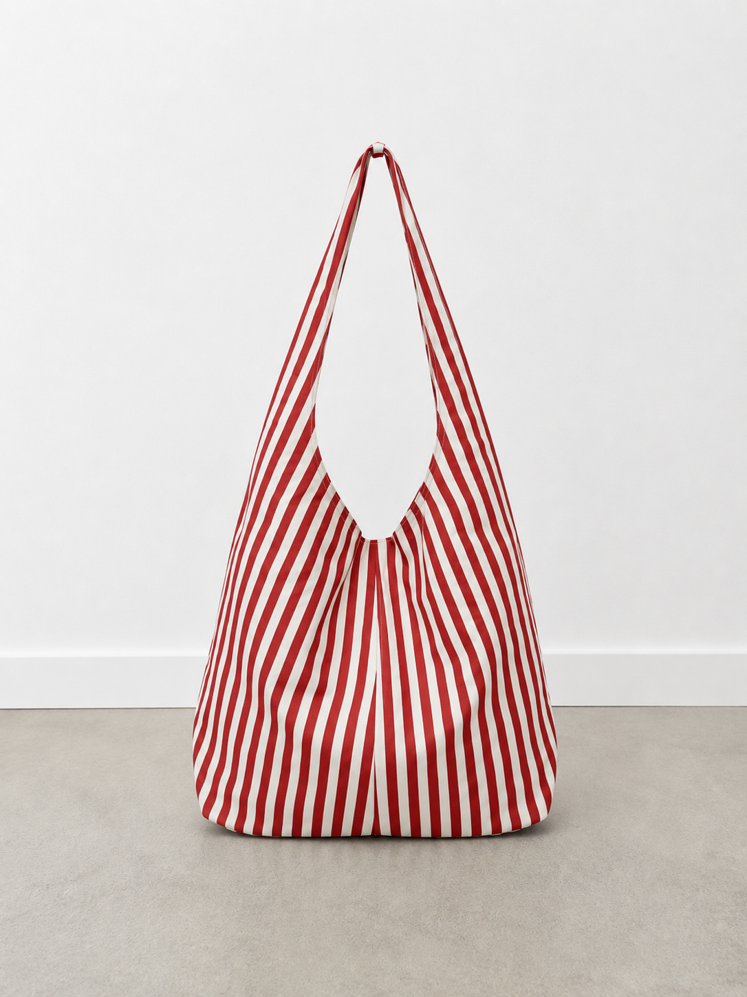 Bolsa Hobo de Tela de Rayas Pastel 35x15x35 cm | Bolsa de Hombro