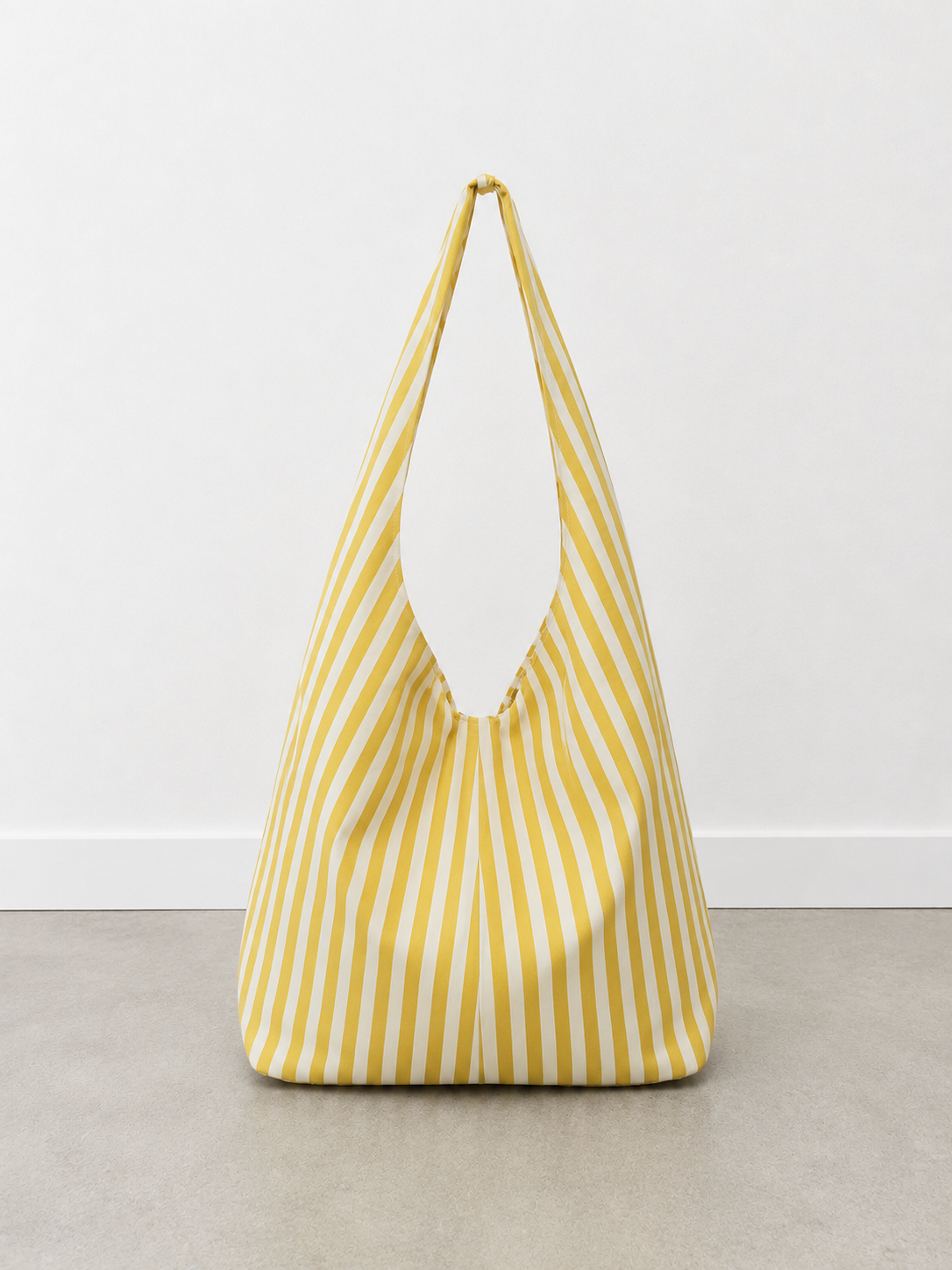 Bolsa Hobo de Tela de Rayas Pastel 35x15x35 cm | Bolsa de Hombro