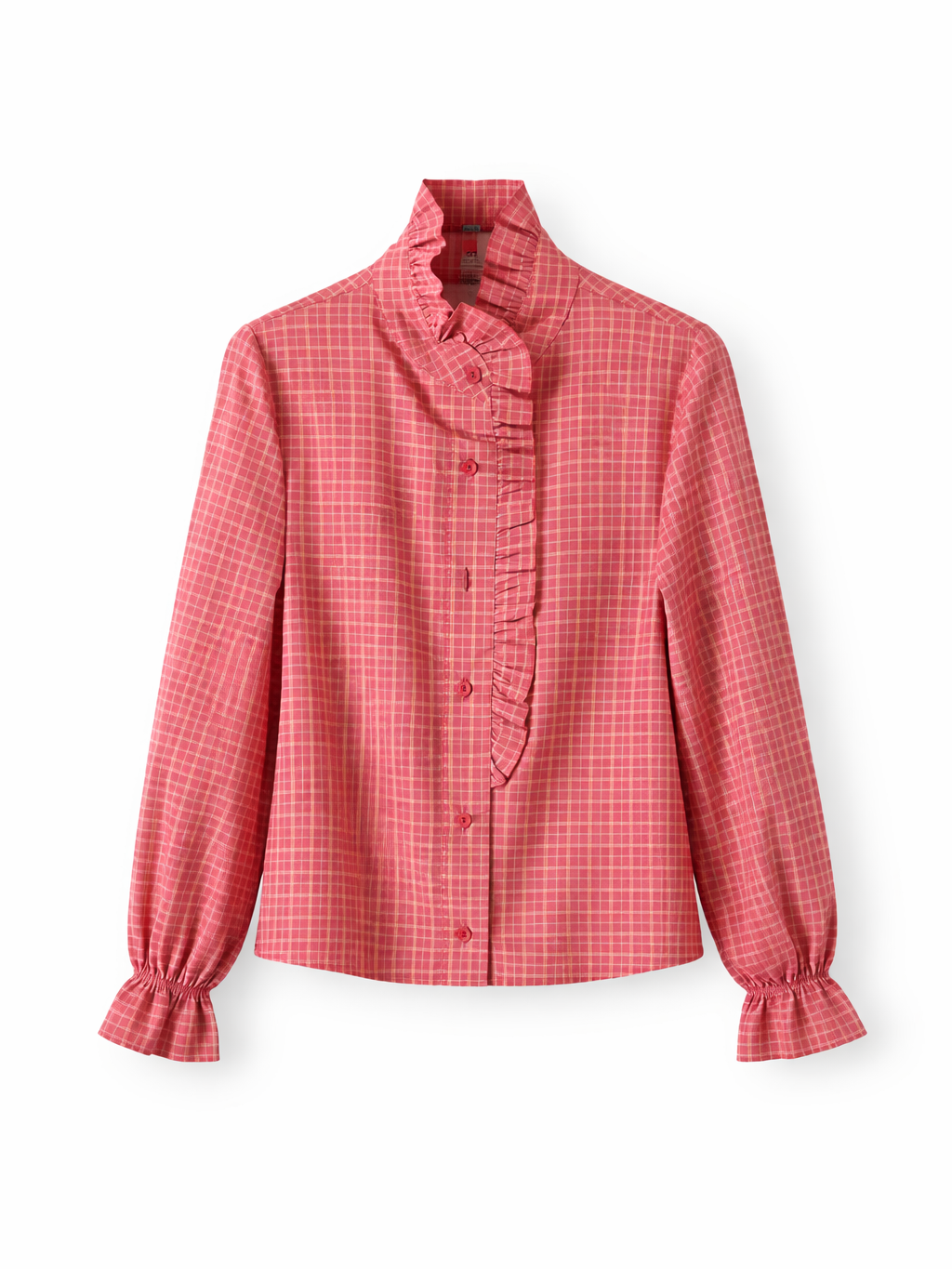 Camisa de Cuadros con Volantes y Falda de Cuadros larga Mujer | Conjunto o por separado