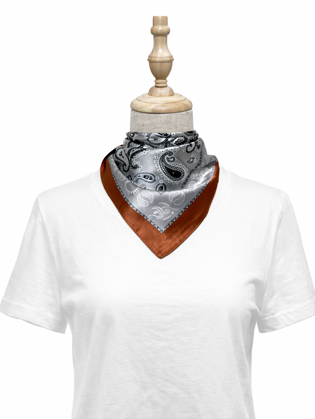 Pañuelo Cuadrado Satinado 70x70 cm para Mujer | Estampados en tendencia