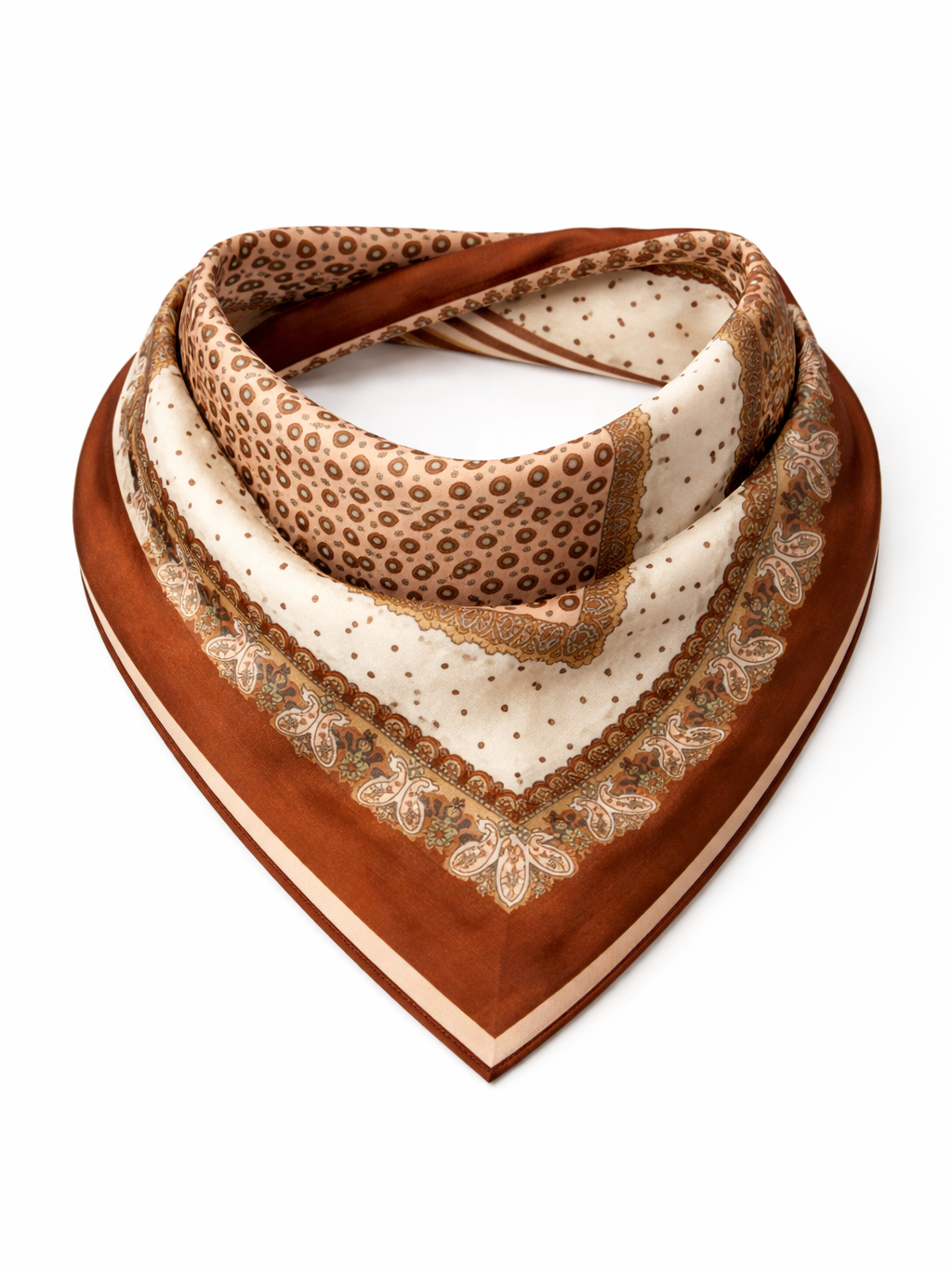 Pañuelo Cuadrado Satinado 70x70 cm para Mujer | Estampados en tendencia