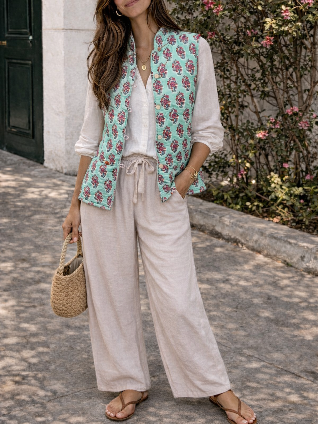 Chalecos Indios Reversibles de Algodón