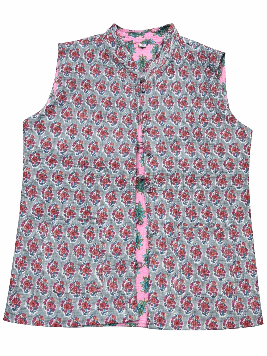 Chalecos Indios Reversibles de Algodón