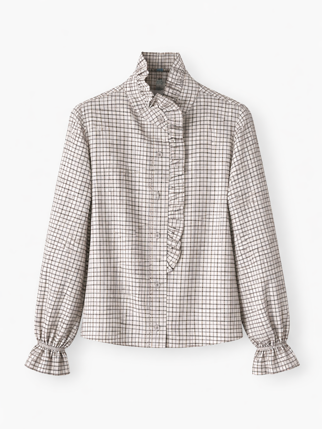 Camisa de Cuadros con Volantes o Falda de Cuadros Algodón Mujer | Conjunto o por separado