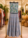 Vestidos indios palabra de honor | Talla única (ajustable desde talla 34 hasta 42)
