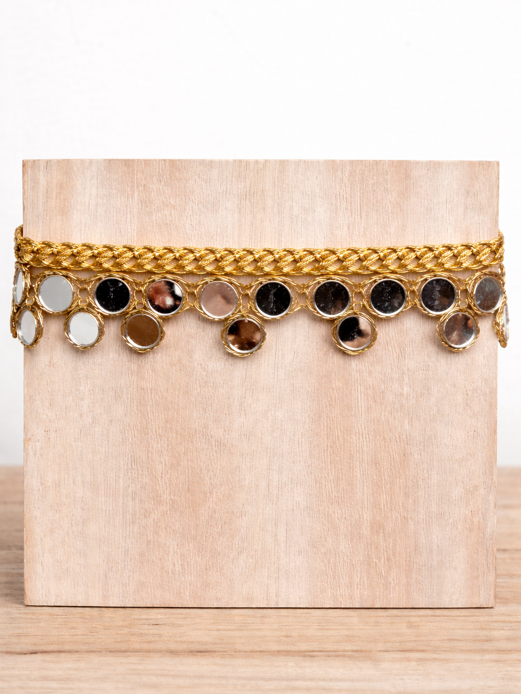 Choker mit goldenen Spiegeln für Damen