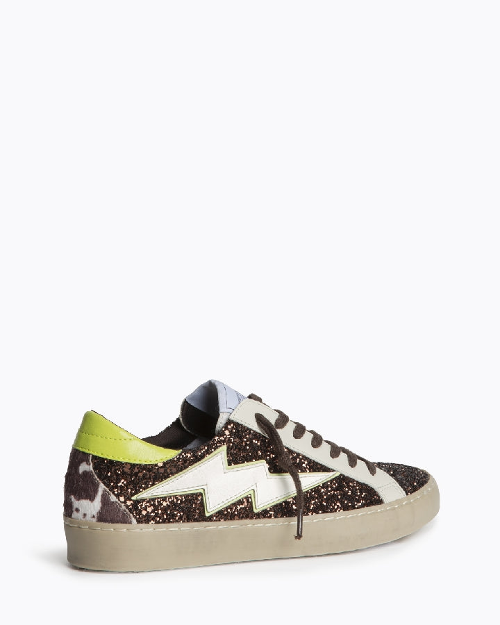 Zapatillas rayo con purpurina mujer – Tallas 36 a 41