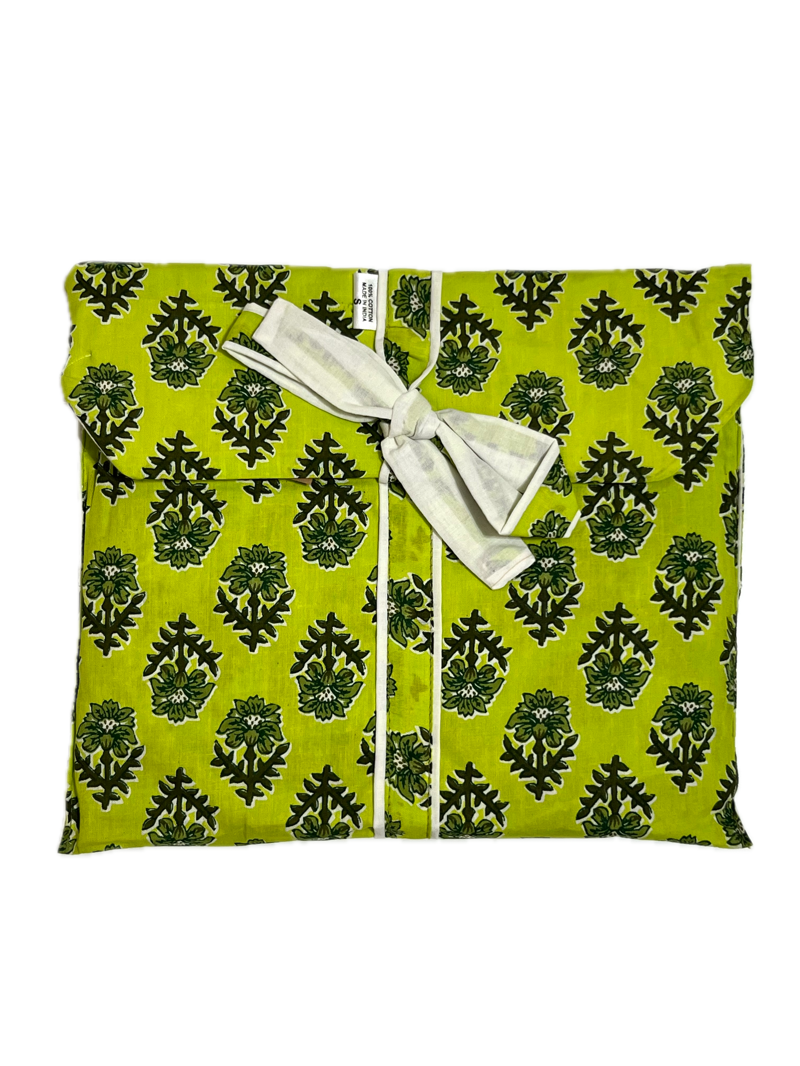 Pijama Camisero Largo Estampado de Algodón para mujer | Bolsa incluida