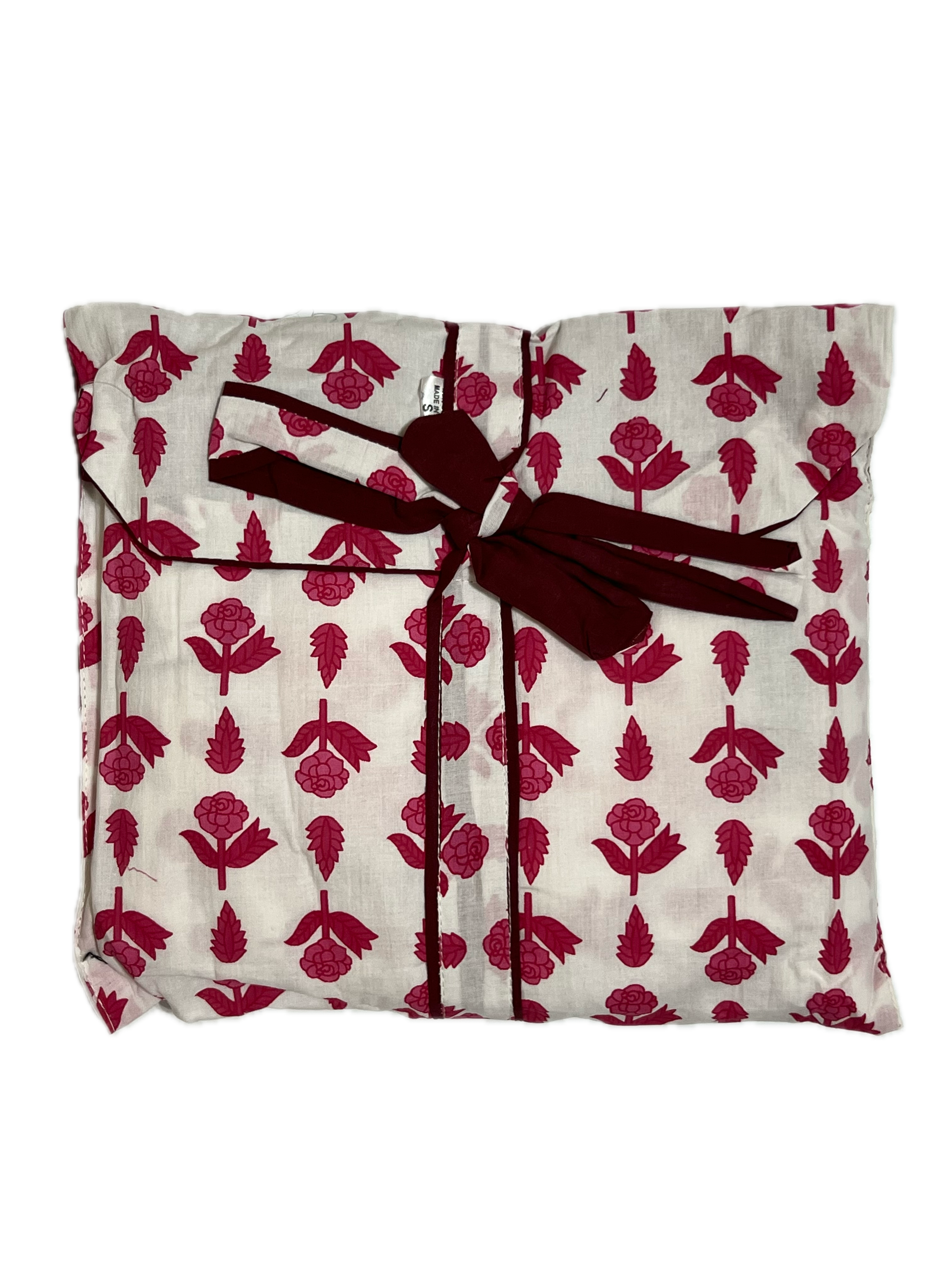 Pijama Camisero Largo Estampado de Algodón para mujer | Bolsa incluida