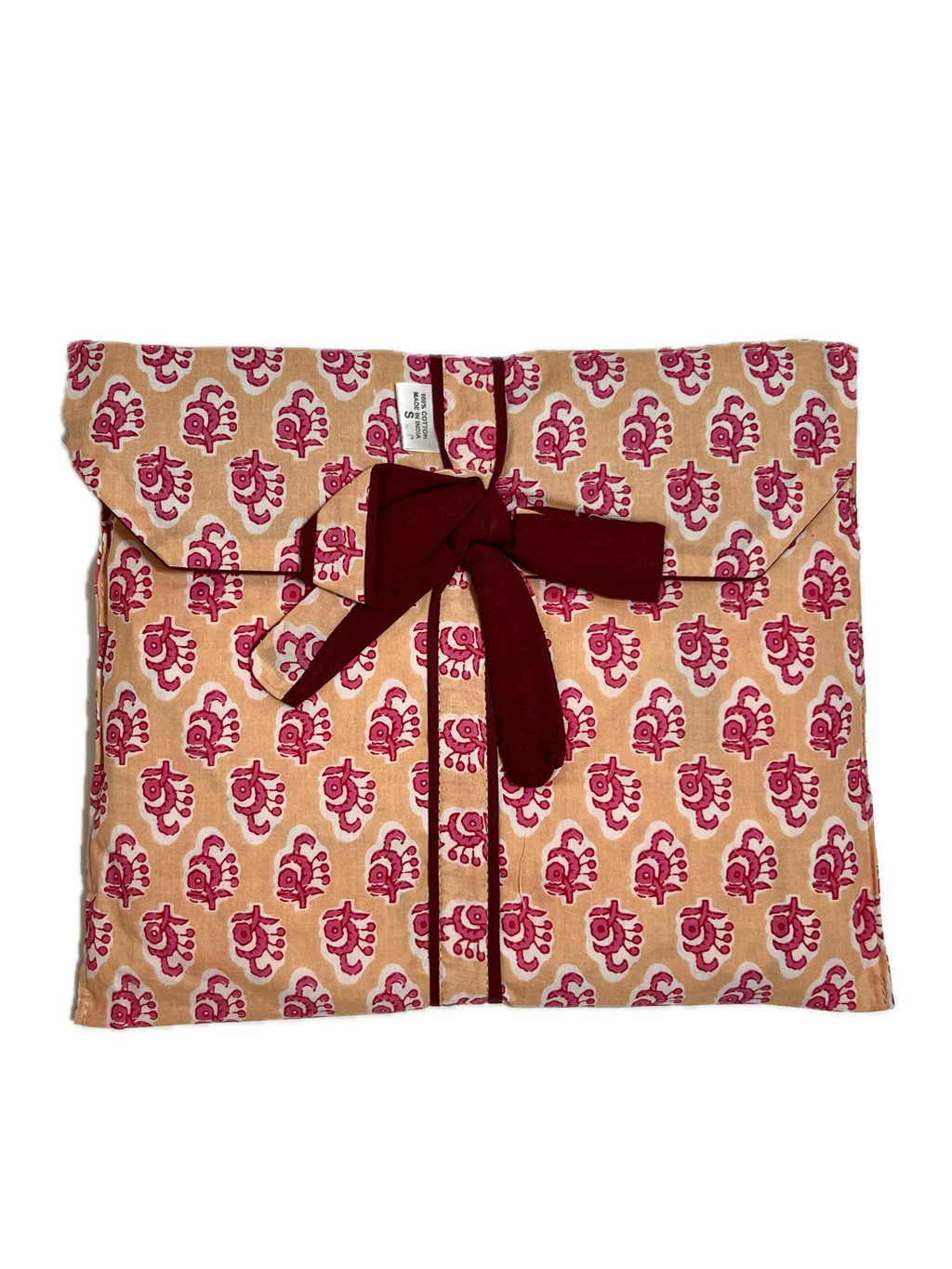 Pijama Camisero Largo Estampado de Algodón para mujer | Bolsa incluida