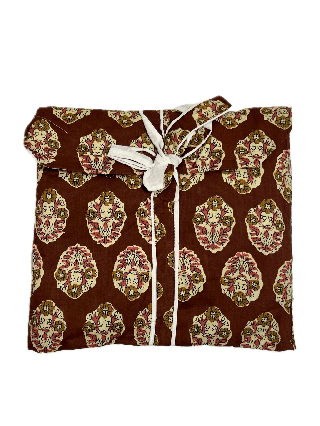 Pijama Camisero Largo Estampado de Algodón para mujer | Bolsa incluida