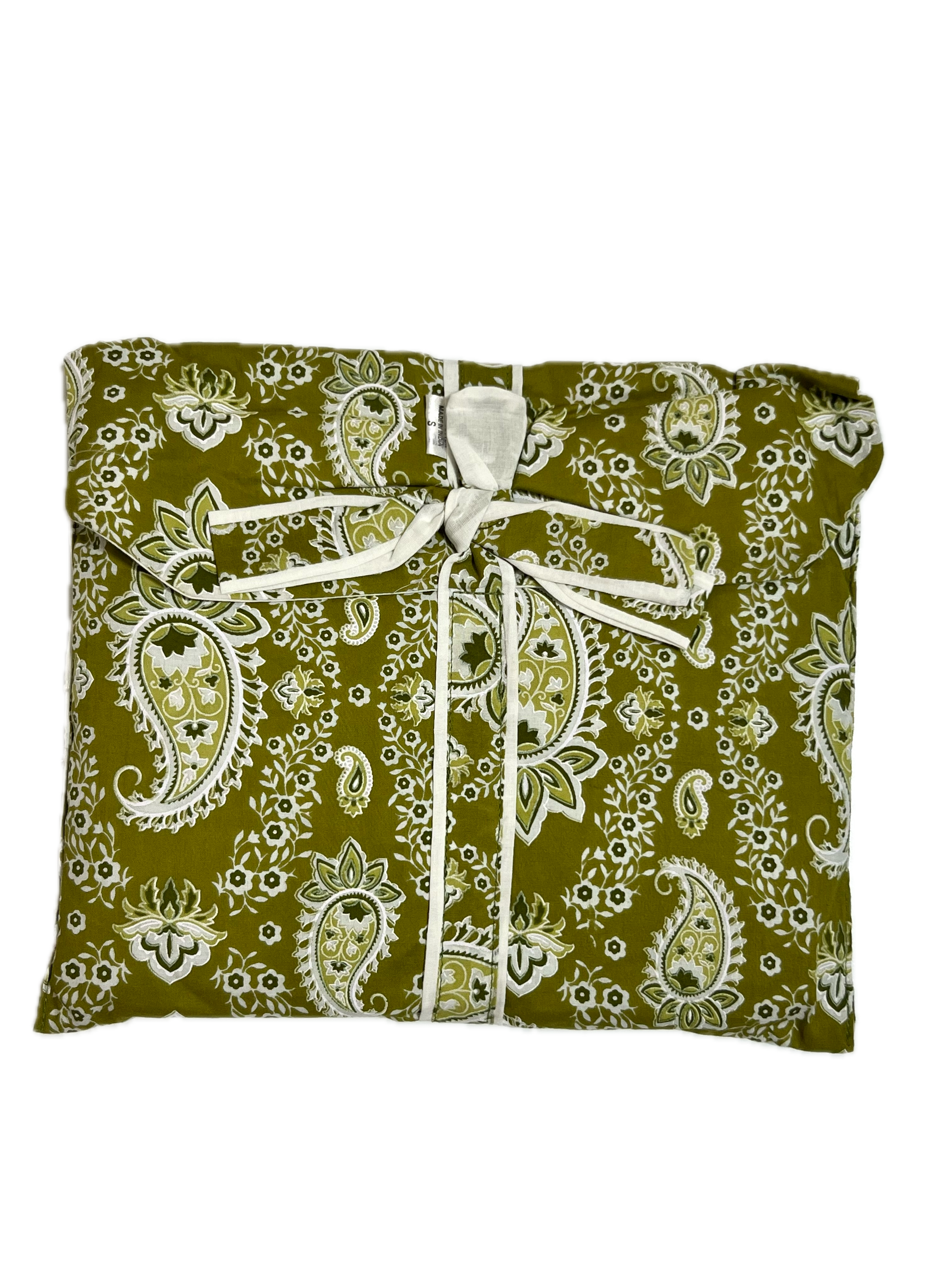 Pijama Camisero Largo Estampado de Algodón para mujer | Bolsa incluida