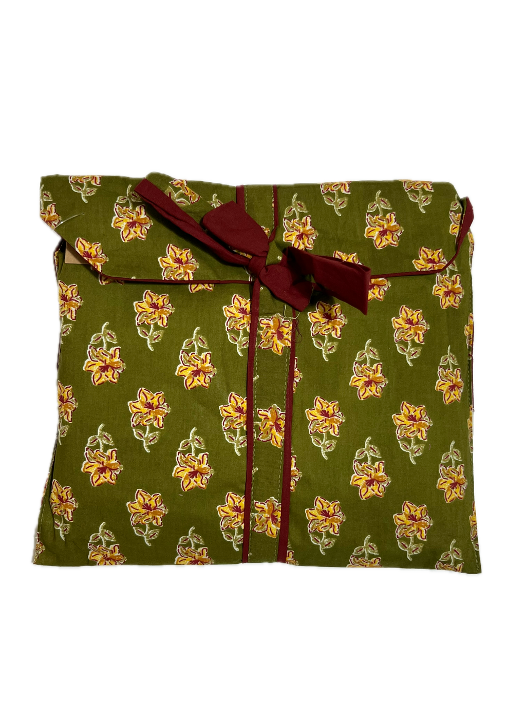 Pijama Camisero Largo Estampado de Algodón para mujer | Bolsa incluida