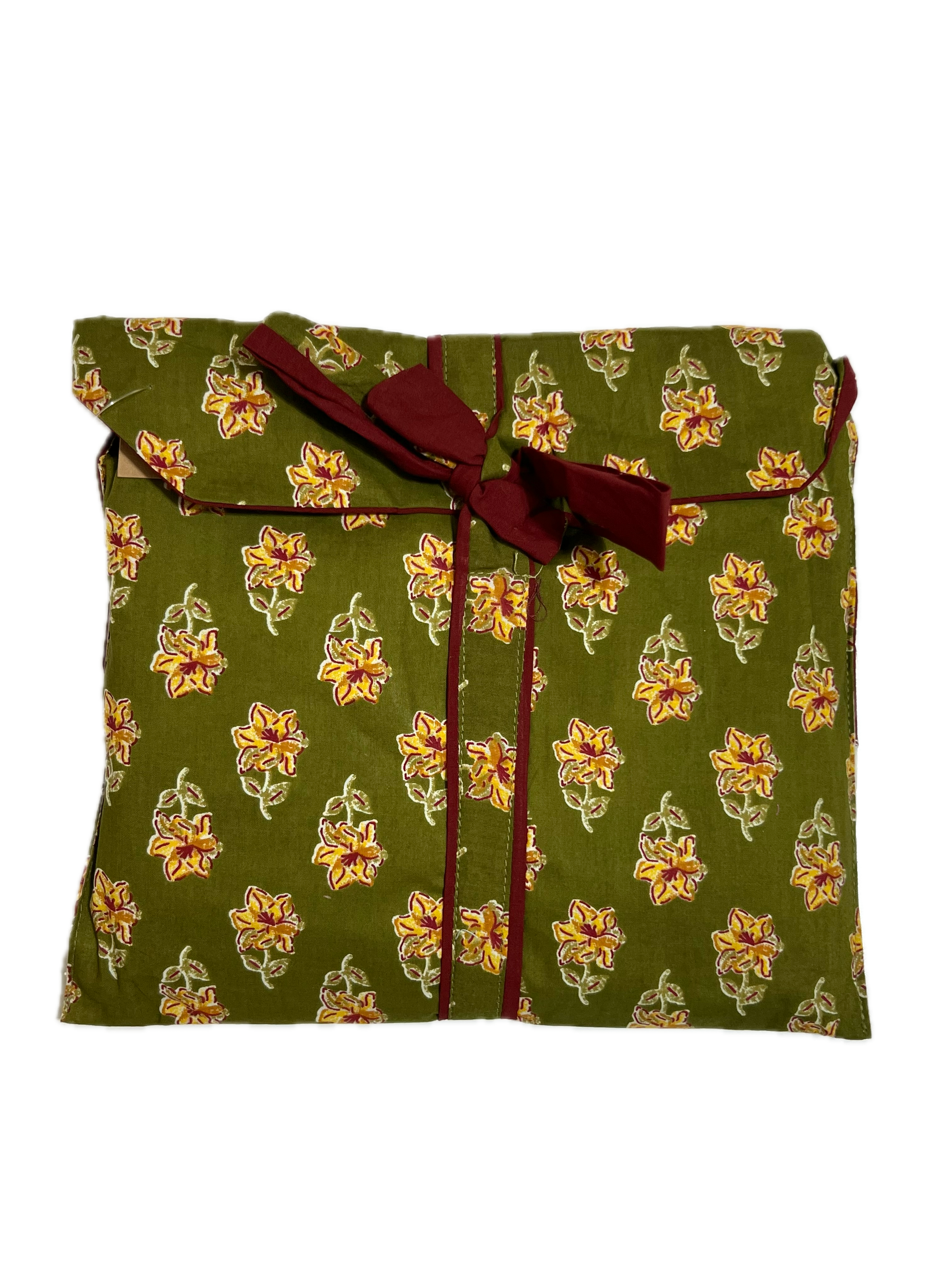 Pijama Camisero Largo Estampado de Algodón para mujer | Bolsa incluida