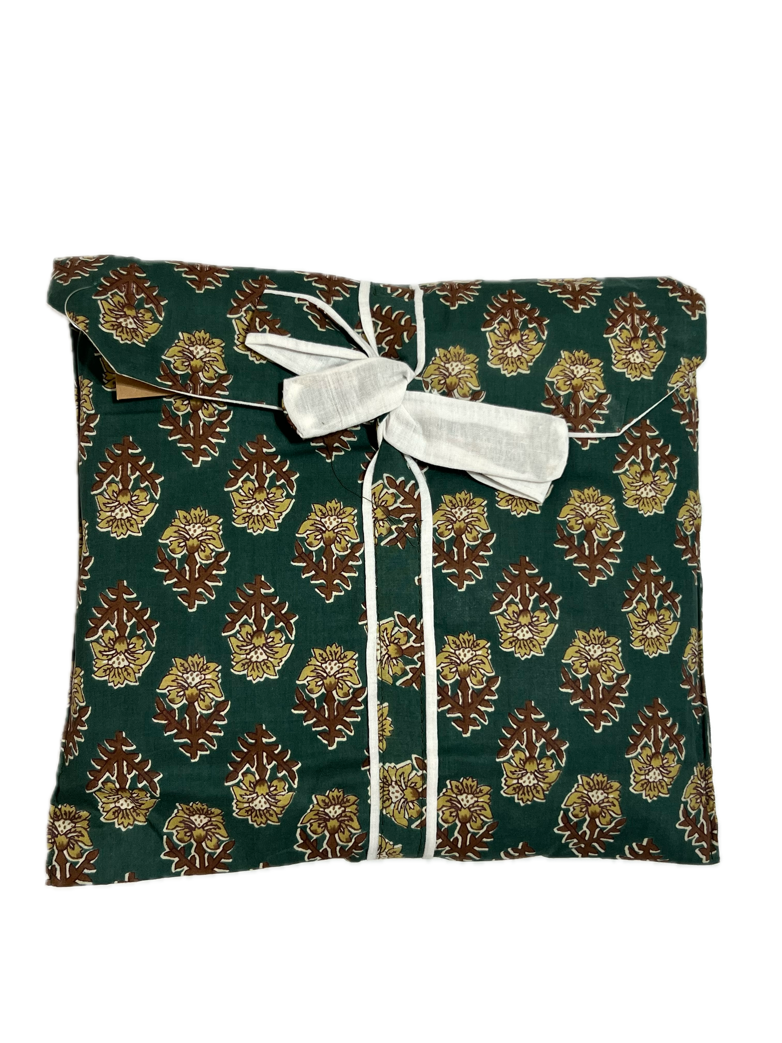 Pijama Camisero Largo Estampado de Algodón para mujer | Bolsa incluida