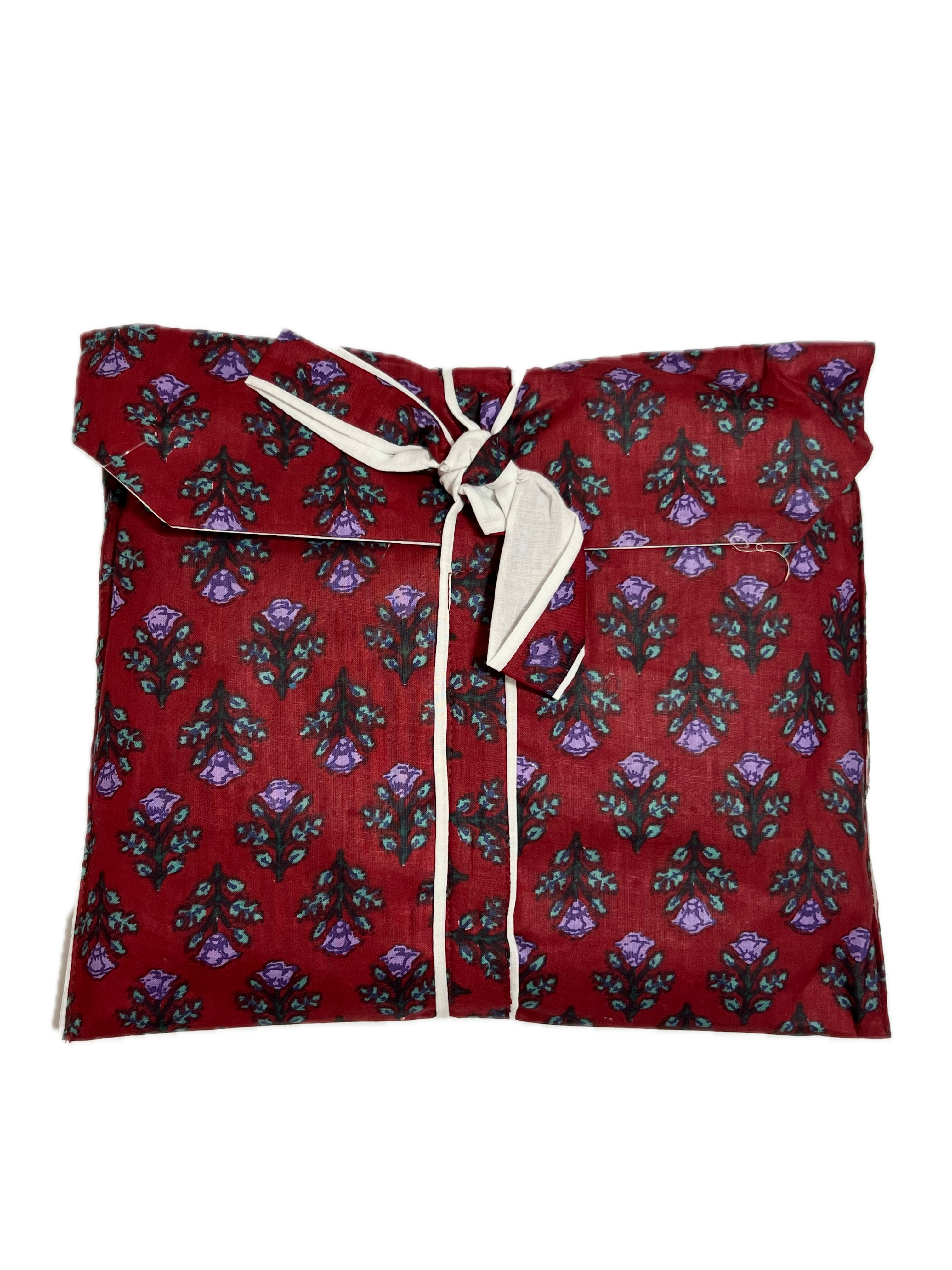 Pijama Camisero Largo Estampado de Algodón para mujer | Bolsa incluida