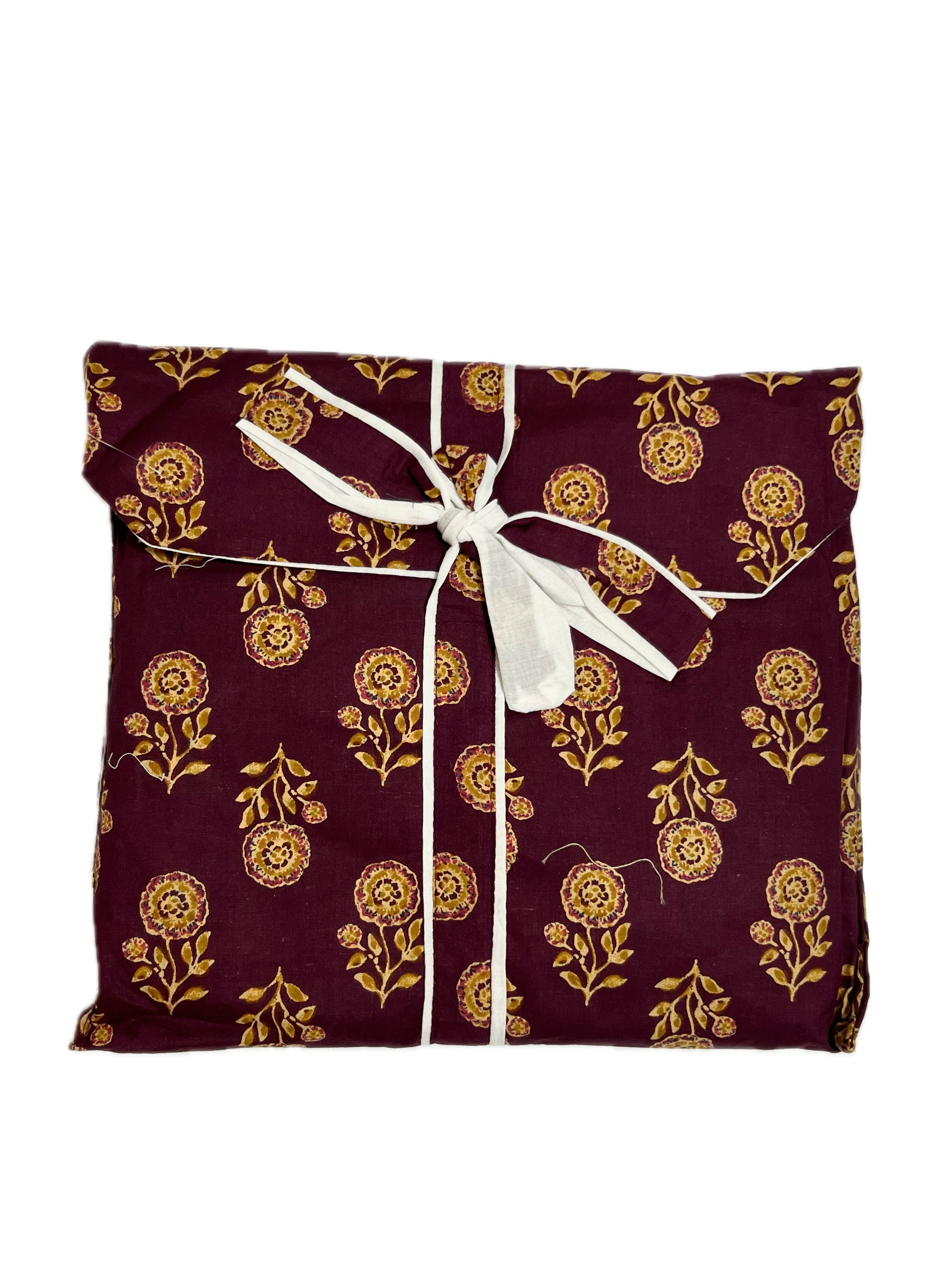 Pijama Camisero Largo Estampado de Algodón para mujer | Bolsa incluida