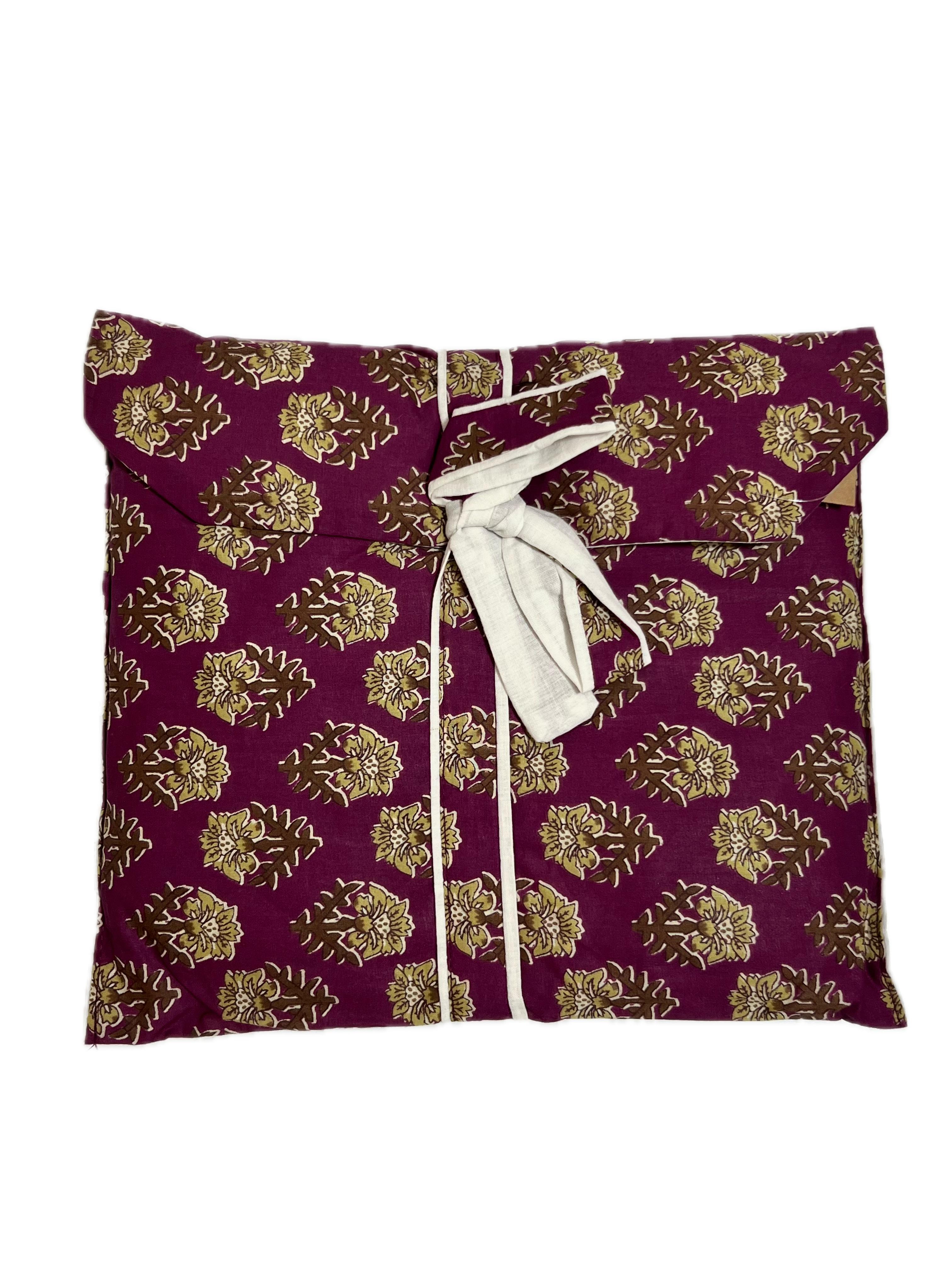 Pijama Camisero Largo Estampado de Algodón para mujer | Bolsa incluida