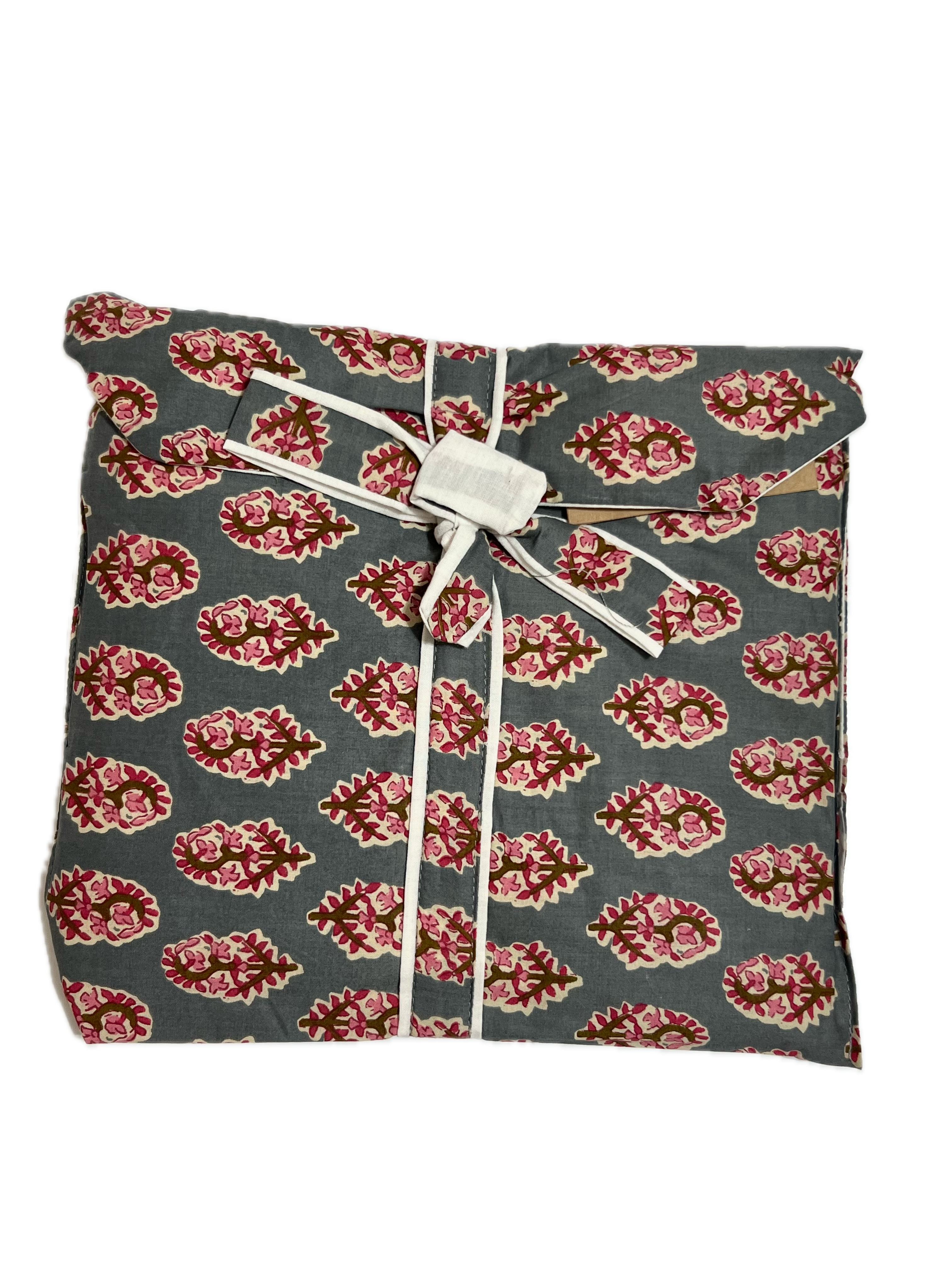 Pijama Camisero Largo Estampado de Algodón para mujer | Bolsa incluida