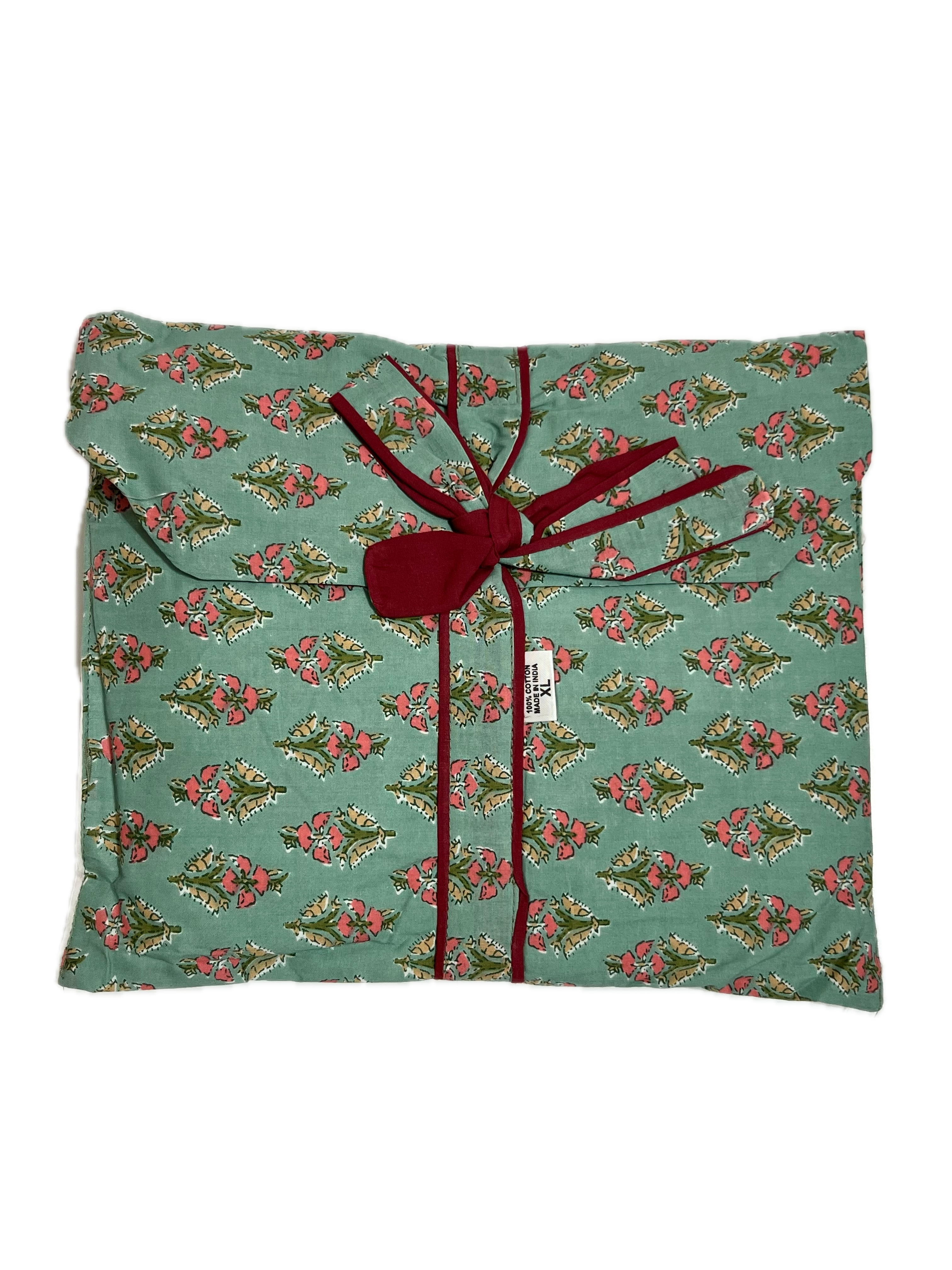 Pijama Camisero Largo Estampado de Algodón para mujer | Bolsa incluida