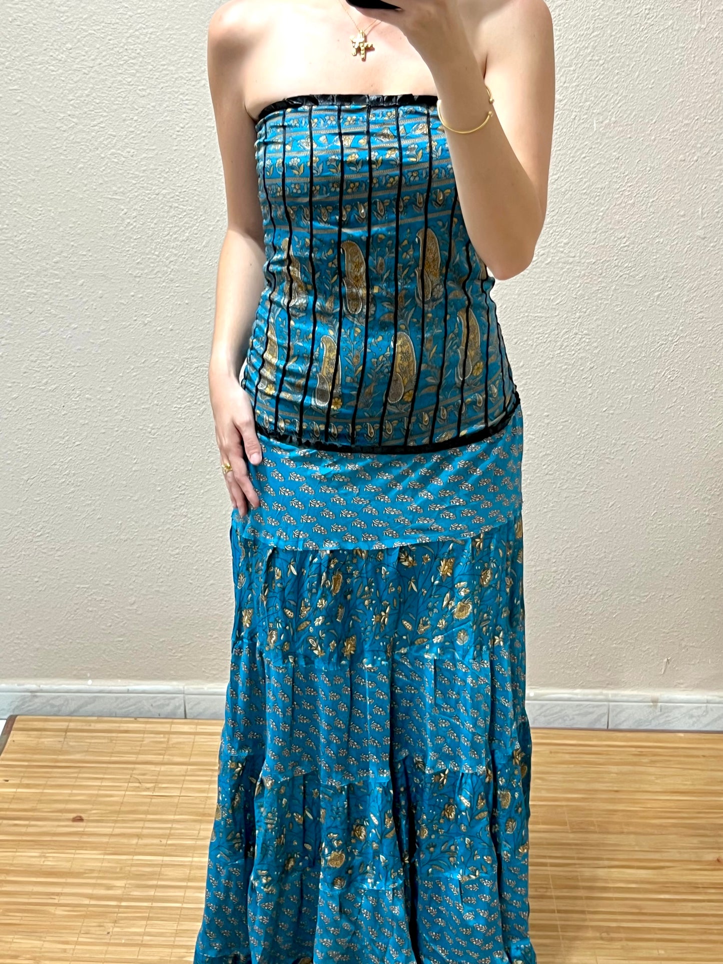 Vestidos indios palabra de honor | Talla única
