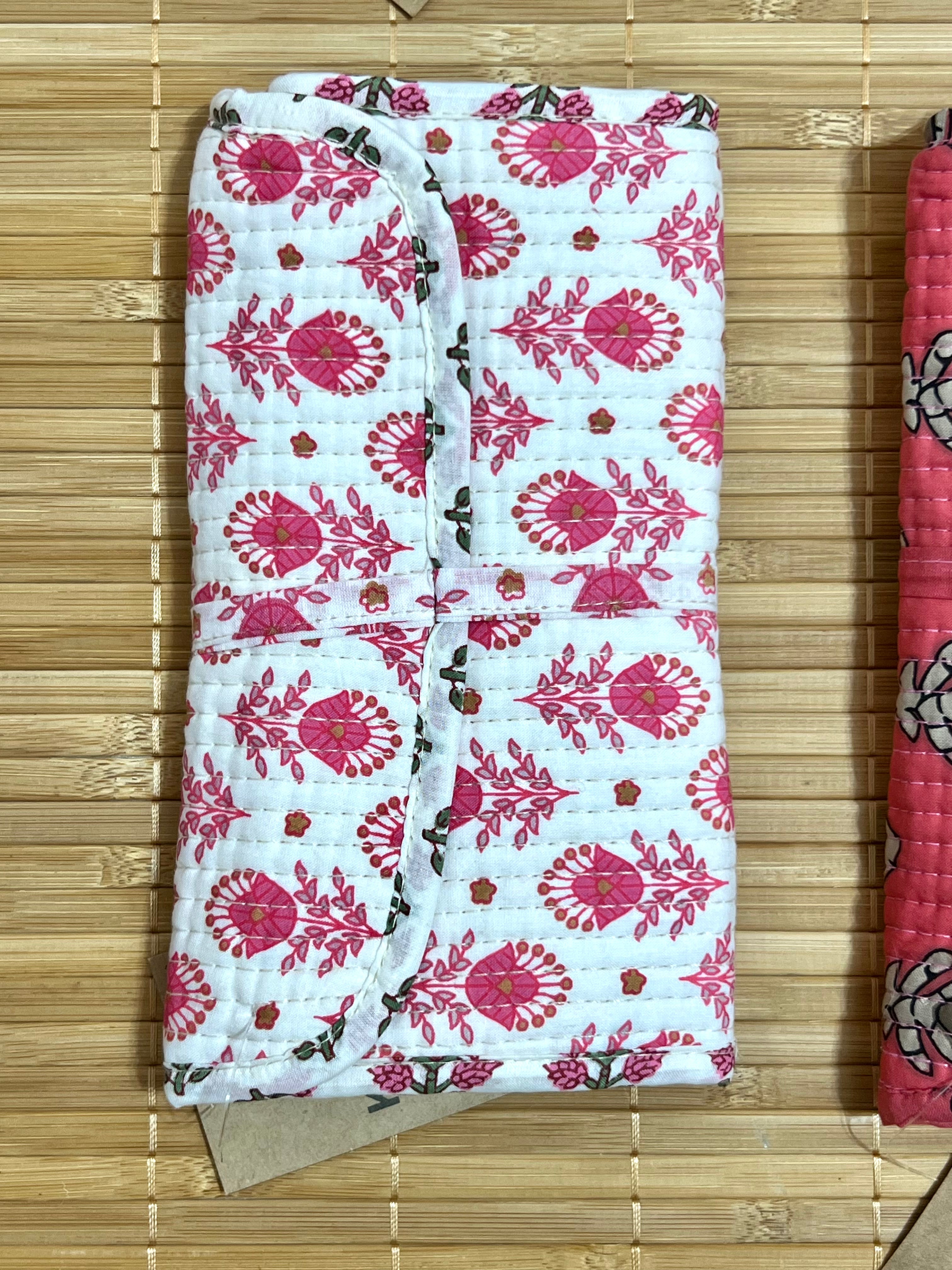 Joyero de algodón de viaje | Organizador de joyas con compartimentos