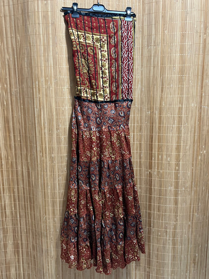 Vestidos indios palabra de honor | Talla única