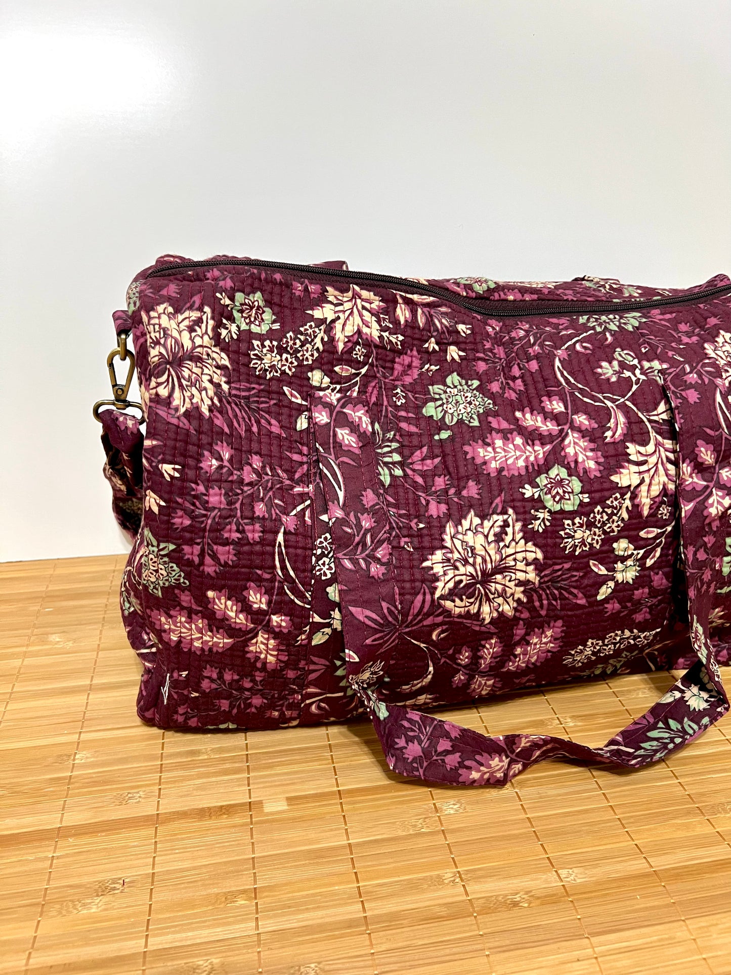 Bolso viaje de India de algodón hecho a mano | Bolso para usar como equipaje de mano o cabina 40x30x20 cm