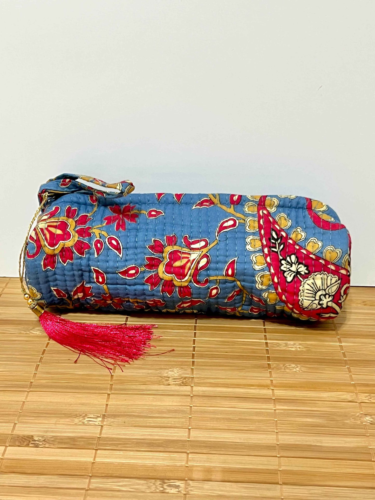 Estuche estampado de algodón pequeño - Estuche escolar o neceser para maquillaje