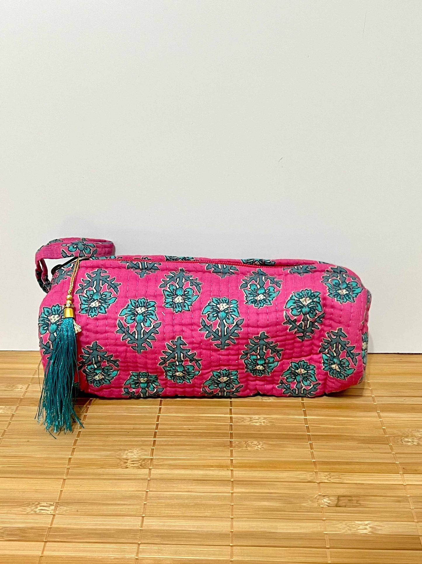 Estuche estampado de algodón pequeño - Estuche escolar o neceser para maquillaje