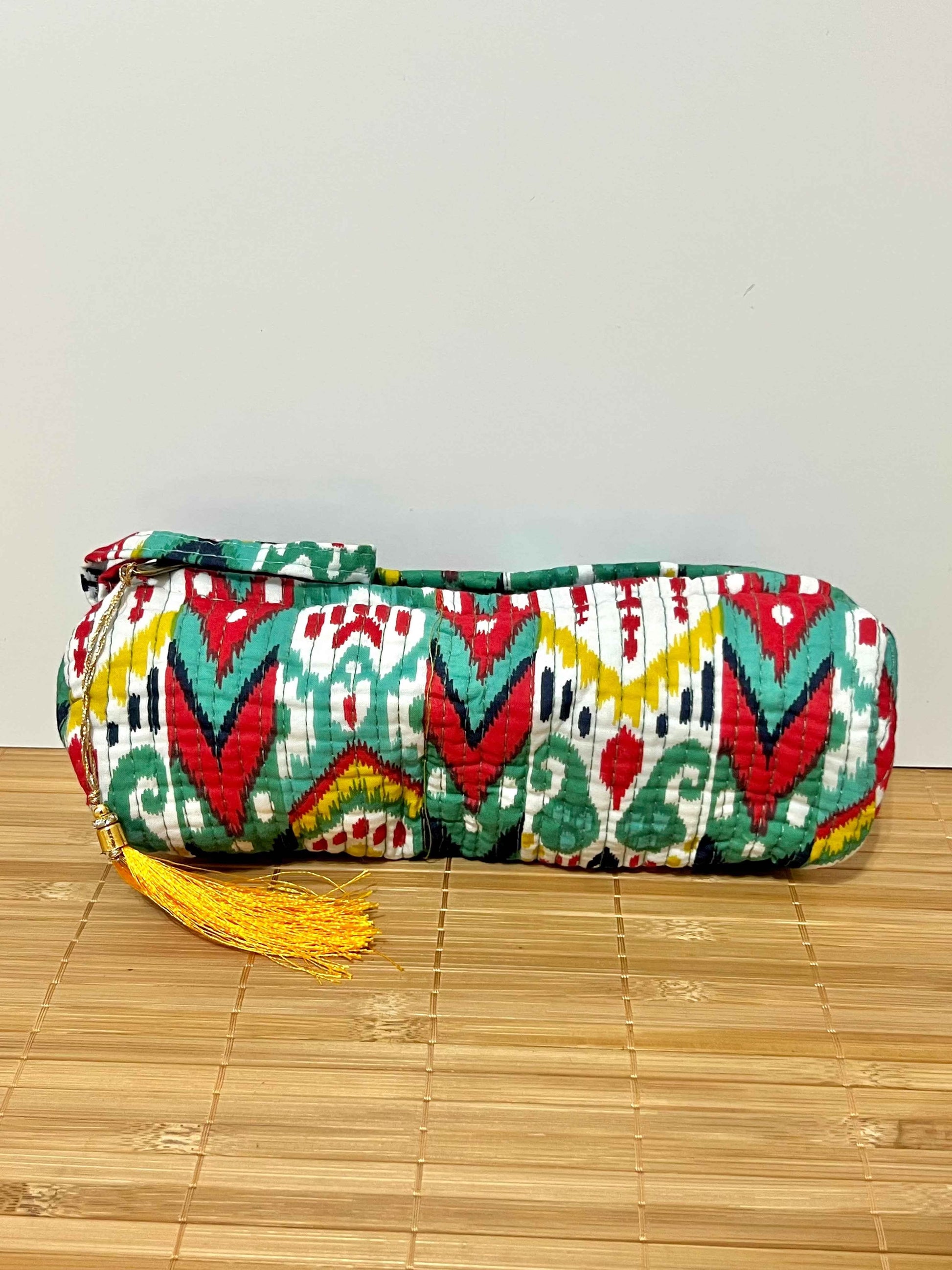 Estuche estampado de algodón pequeño - Estuche escolar o neceser para maquillaje