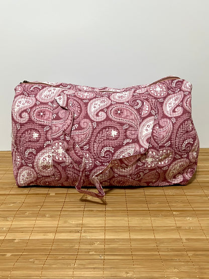 Bolso viaje de India de algodón hecho a mano | Bolso para usar como equipaje de mano o cabina 40x30x20 cm