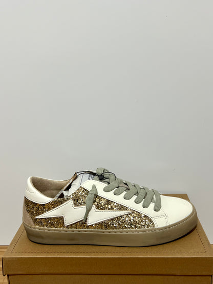 Zapatillas rayo con purpurina mujer – Tallas 35 a 41 | Tallan grandes, pedir una talla menos