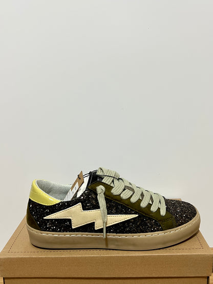 Zapatillas rayo con purpurina mujer – Tallas 35 a 41 | Tallan grandes, pedir una talla menos