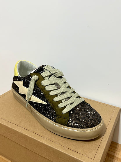 Zapatillas rayo con purpurina mujer – Tallas 35 a 41 | Tallan grandes, pedir una talla menos