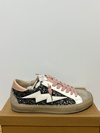 Zapatillas rayo con purpurina mujer – Tallas 35 a 41 | Tallan grandes, pedir una talla menos