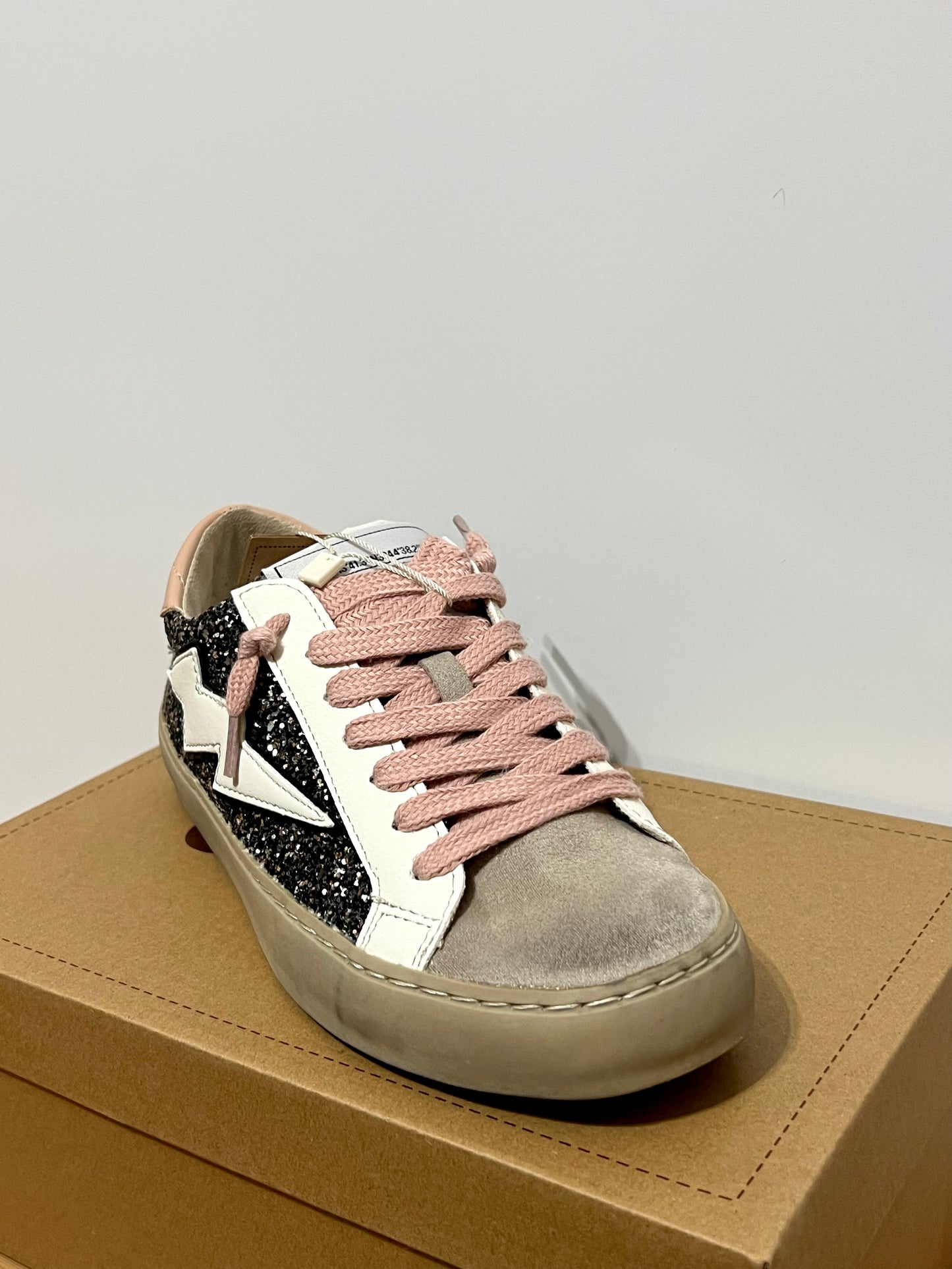 Zapatillas rayo con purpurina mujer – Tallas 35 a 41 | Tallan grandes, pedir una talla menos