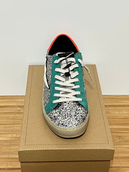 Zapatillas rayo con purpurina mujer – Tallas 35 a 41 | Tallan grandes, pedir una talla menos