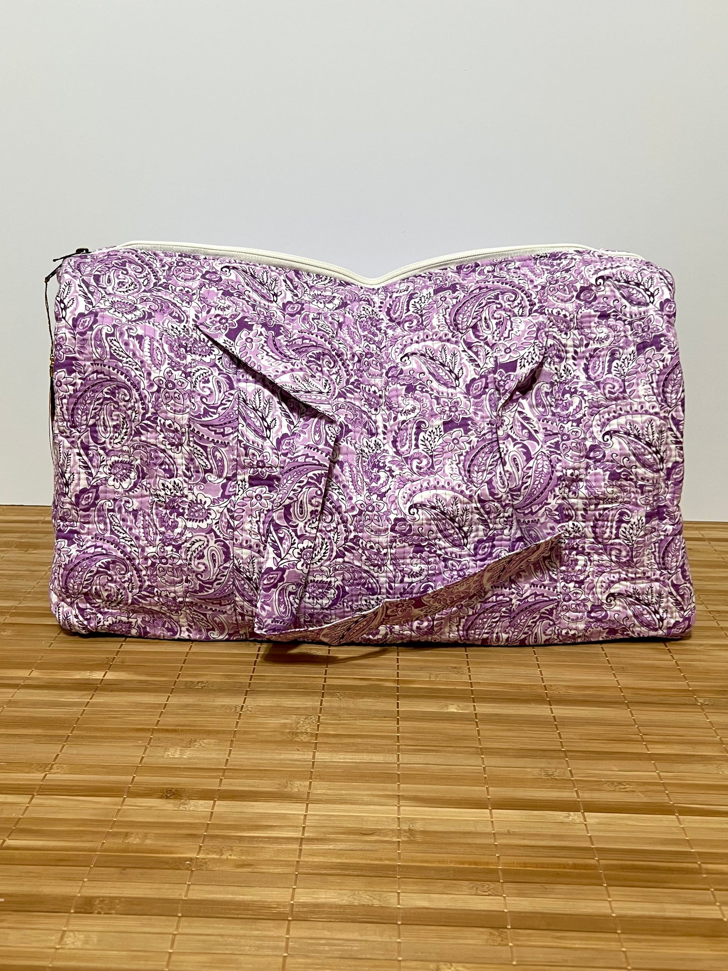 Bolso viaje de India de algodón hecho a mano | Bolso para usar como equipaje de mano o cabina 40x30x20 cm