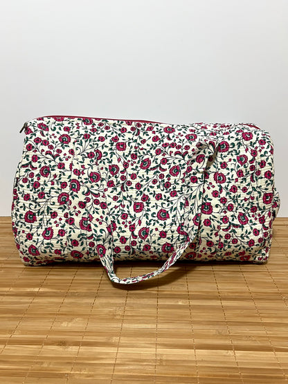 Bolso viaje de India de algodón hecho a mano | Bolso para usar como equipaje de mano o cabina 40x30x20 cm