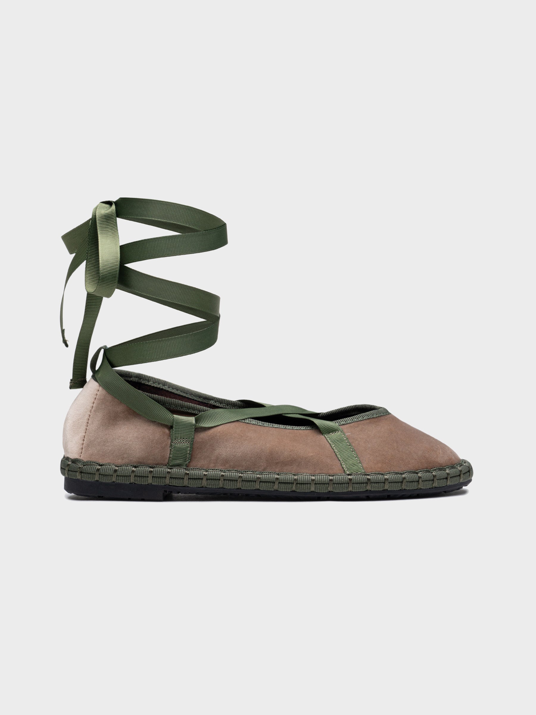 Bailarinas Terciopelo Atadas con Cinta Mujer | Elige tu talla habitual (36 a 41)