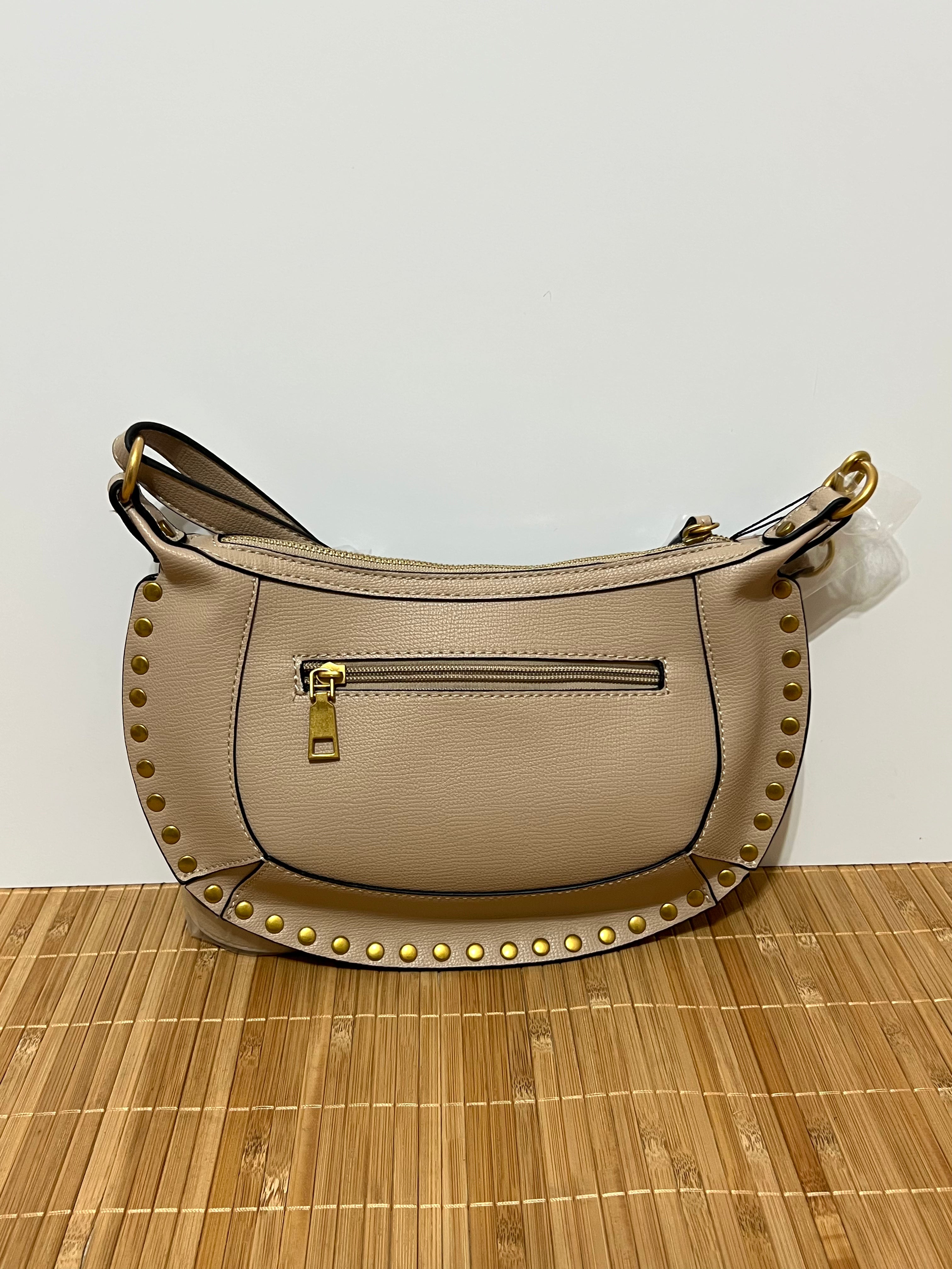 Bolso bandolera con tachuelas | 23x30x9 cm | Bolso para uso diario