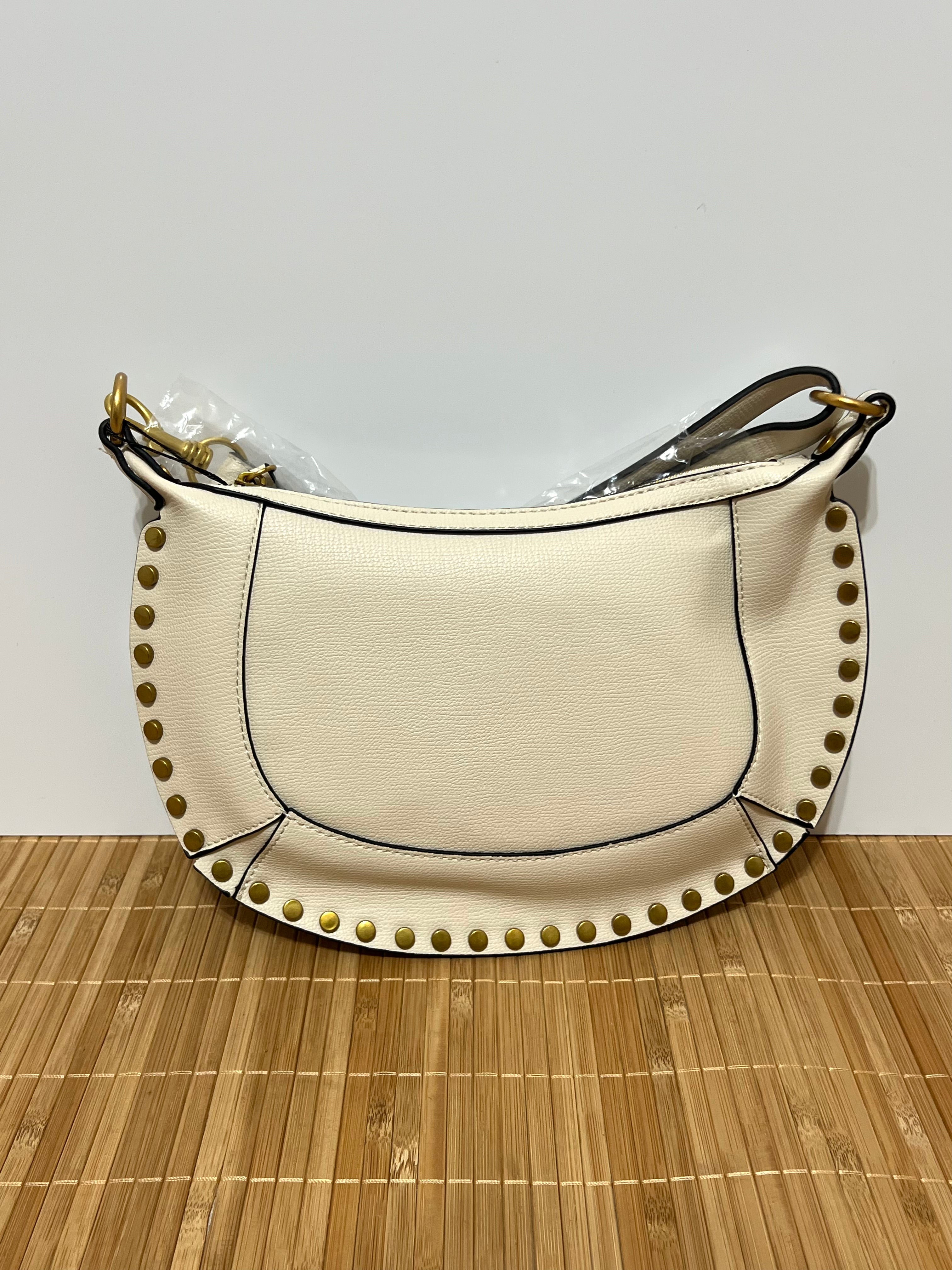 Bolso bandolera con tachuelas | 23x30x9 cm | Bolso para uso diario