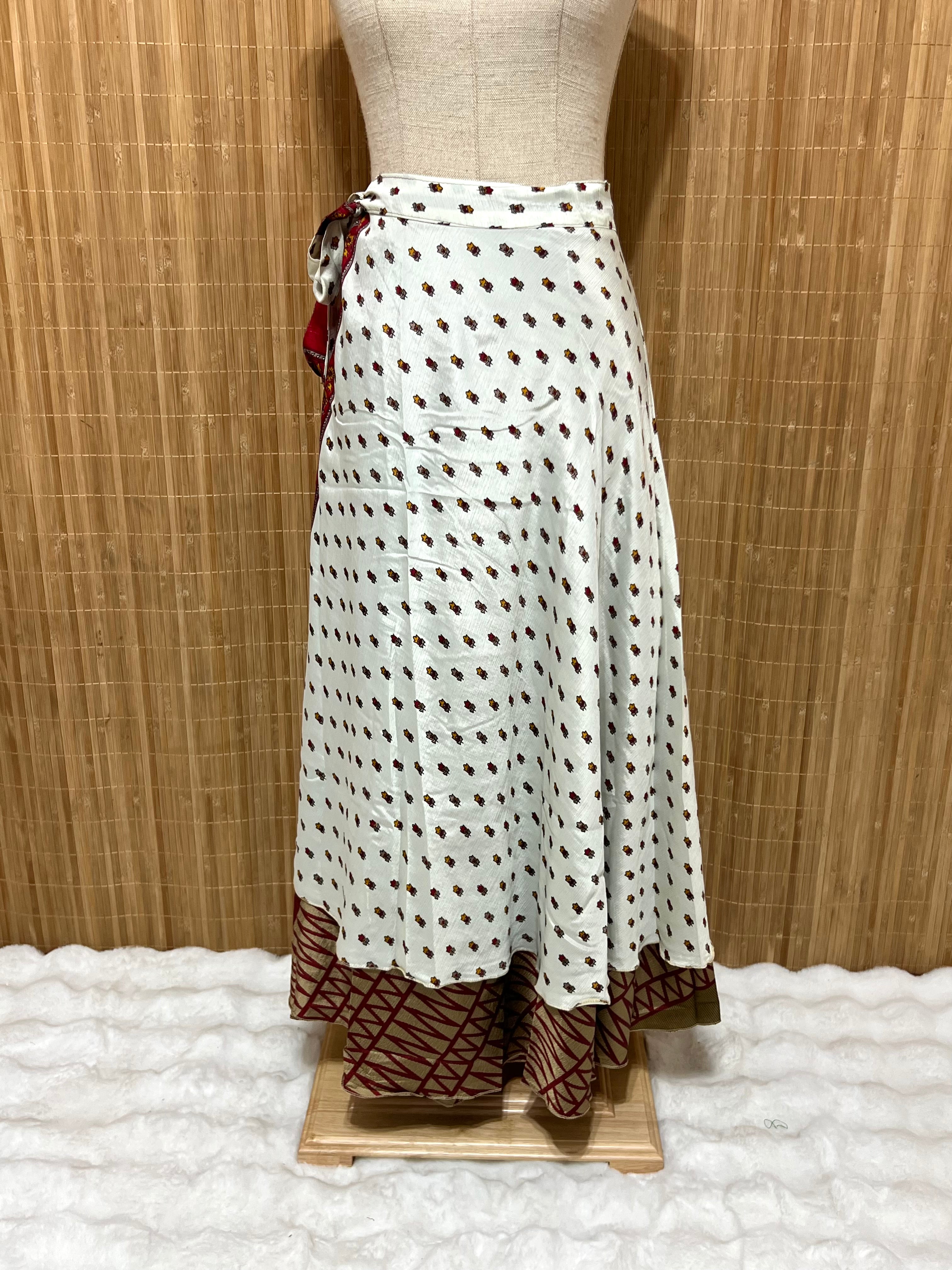 Falda a Capas India Reversible | Estampados diferentes