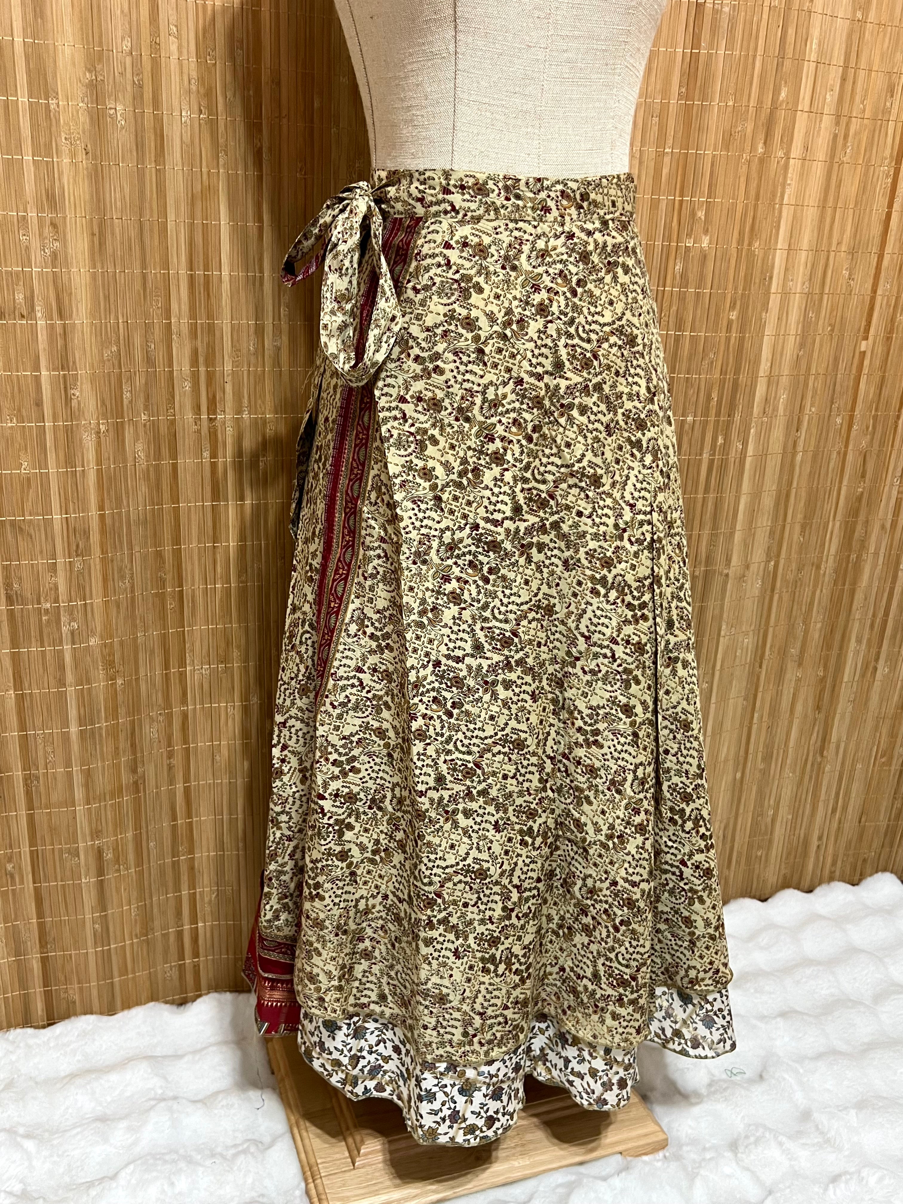 Falda a Capas India Reversible | Estampados diferentes