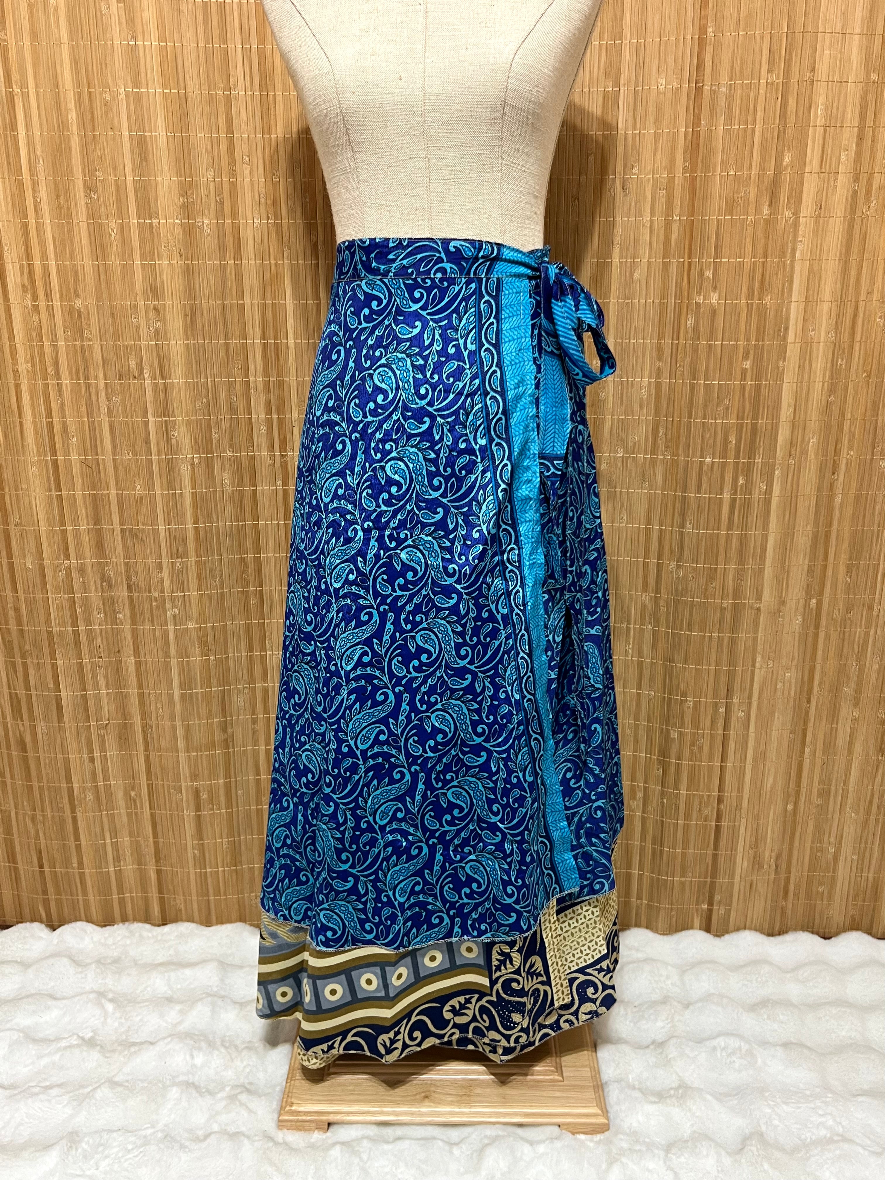 Falda a Capas India Reversible | Estampados diferentes