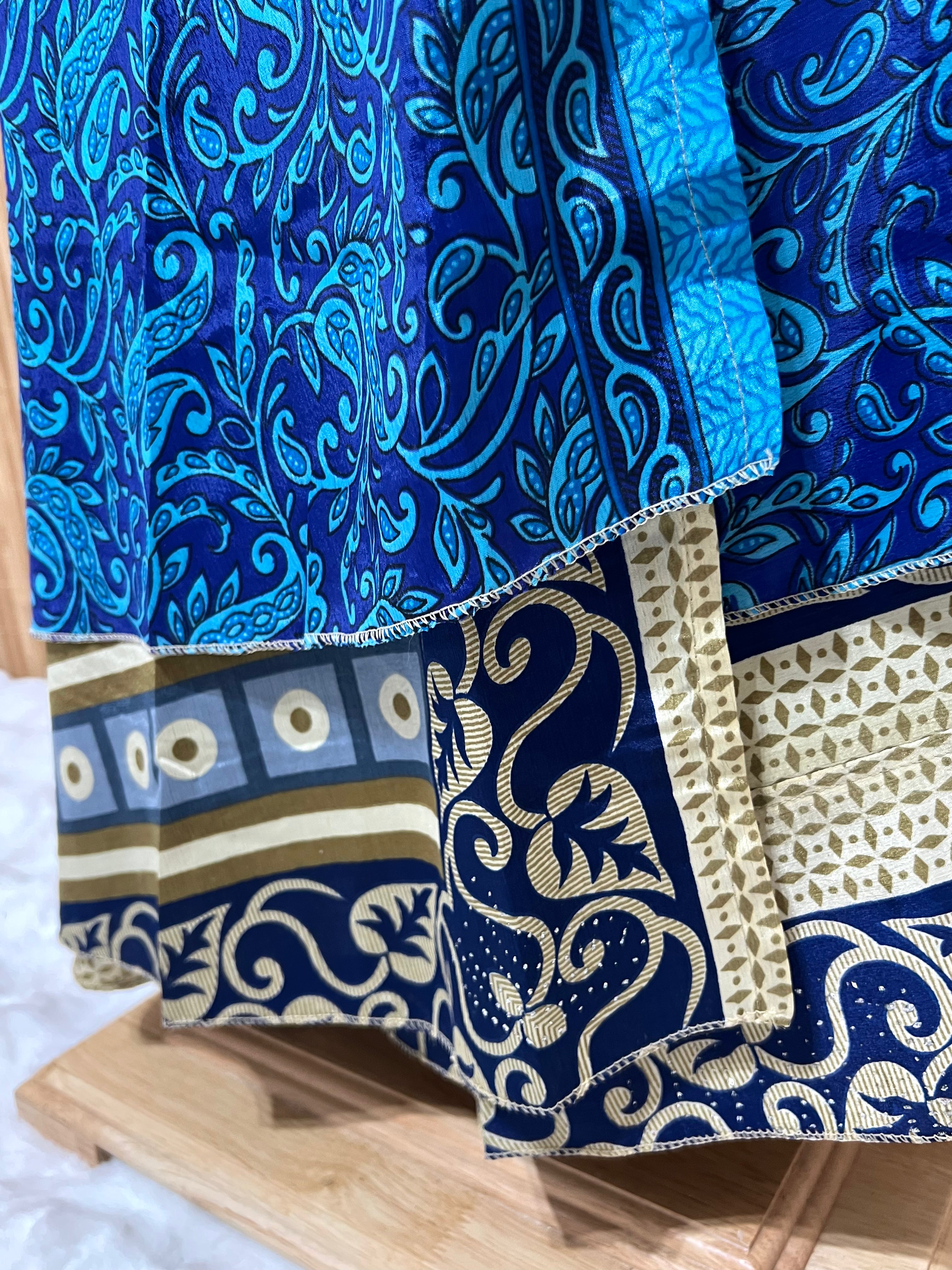 Falda a Capas India Reversible | Estampados diferentes